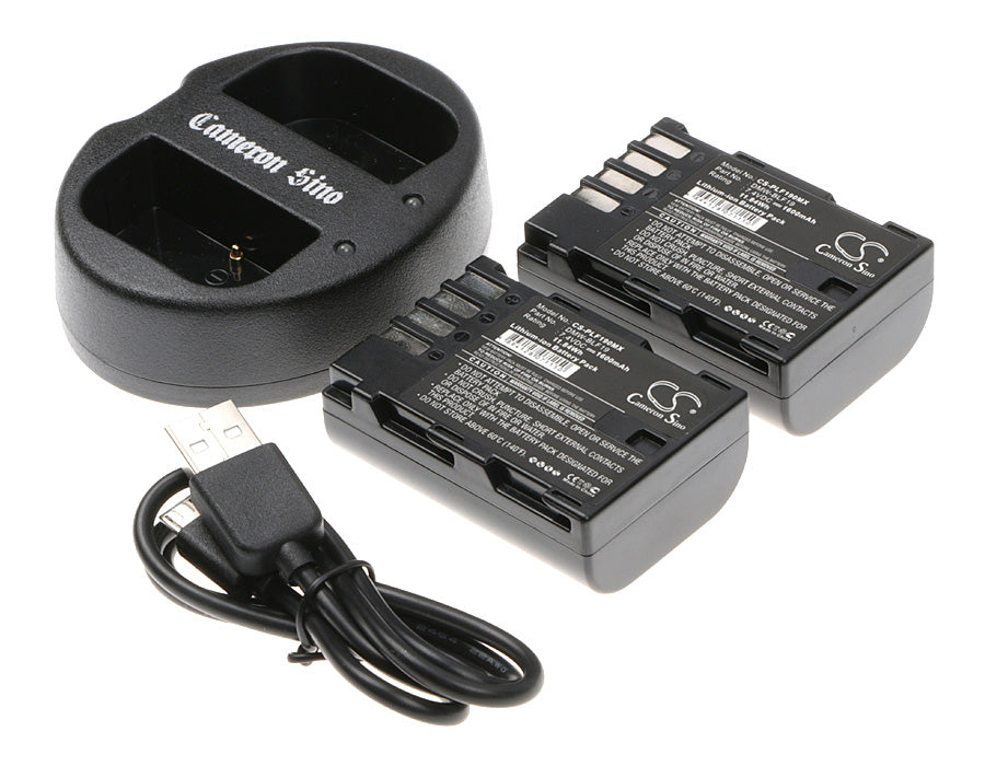 Panasonic Lumix DMC-GH3 Battery Set with USB Cable - Includes 2 CS-PLF190MX & 1 DF-PLF190UH Cosmetic Mirror Cameron Sino Technology Limited