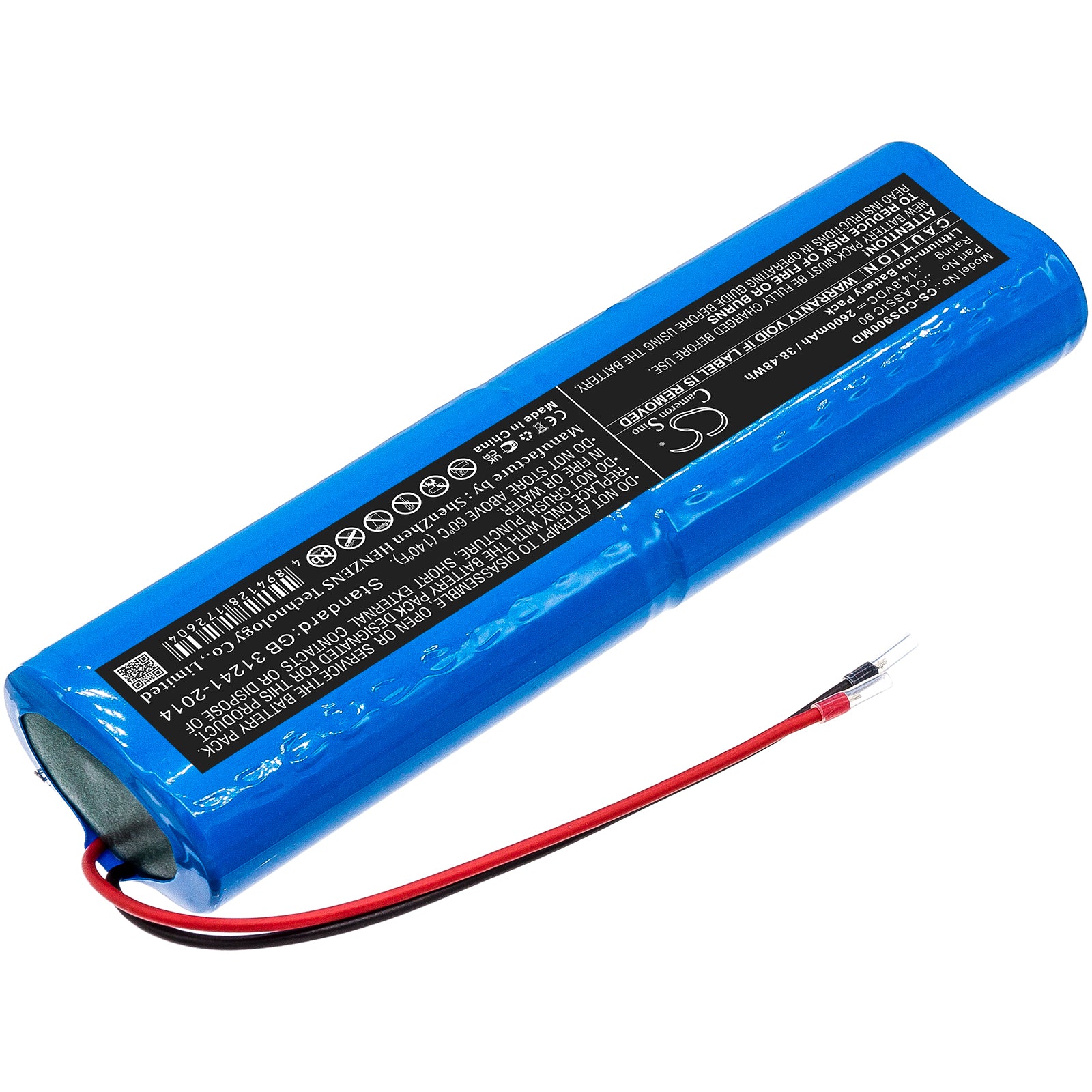 Li-ion, Medical Battery fits Creative Classic 90, 14.8V, 2600mAh Medical Cameron Sino Technology Limited