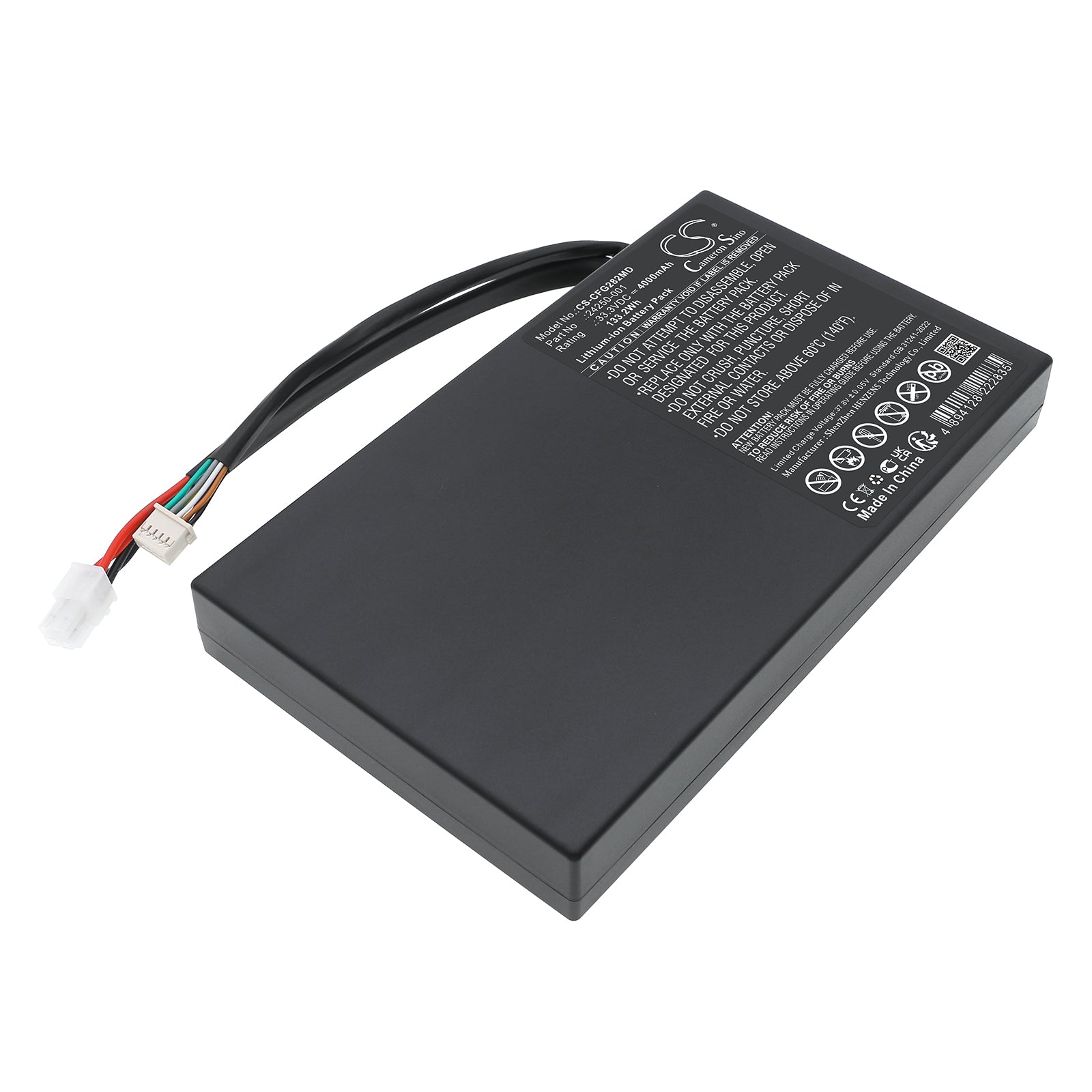 33.3V, Li-ion, 4000mAh, Battery fits CareFusion Oxygen generator, REF24250-001, 133.2Wh Medical Cameron Sino Technology Limited