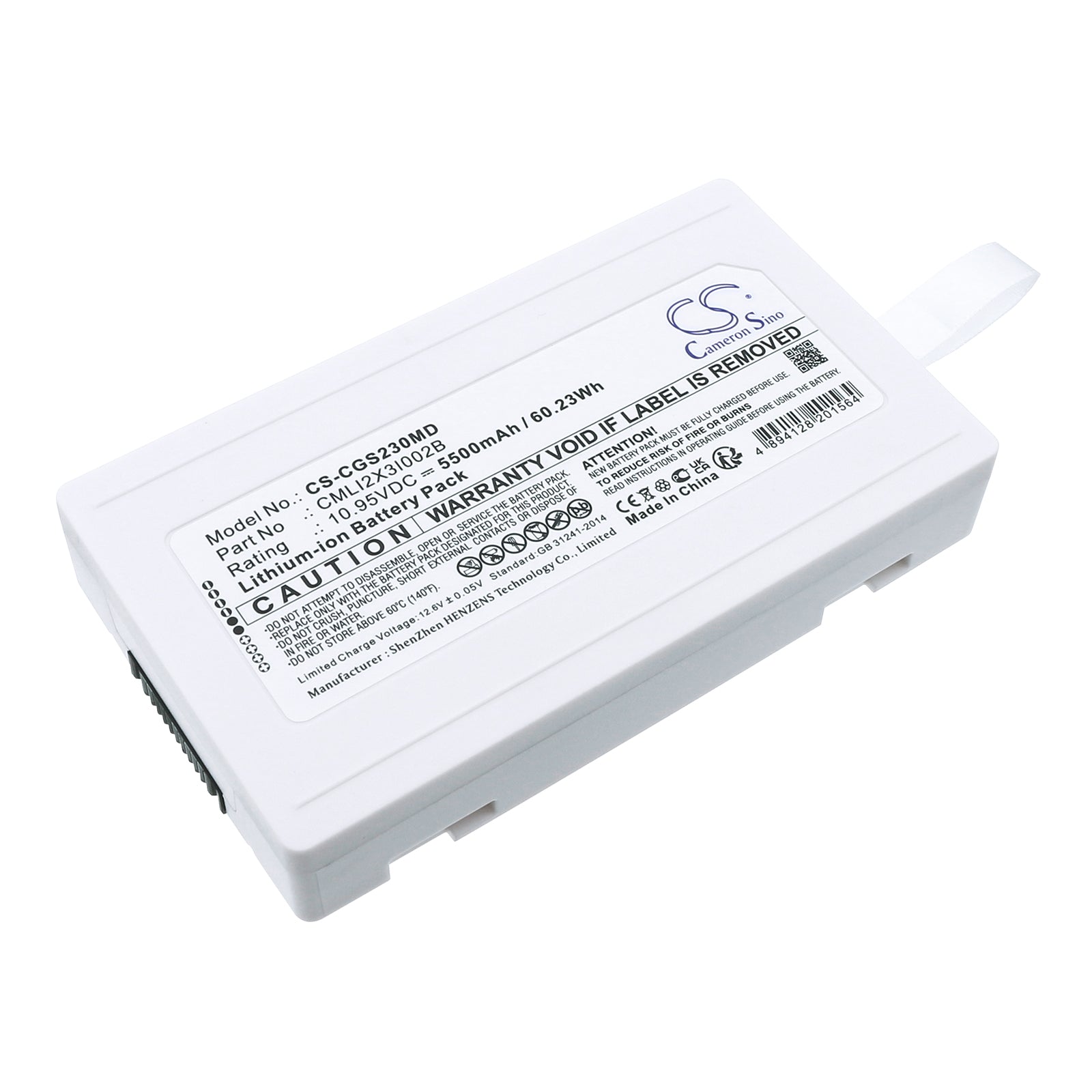 Li-ion, Medical Battery fits Comen Patient Monitor, 10.95V, 5500mAh Medical Cameron Sino Technology Limited