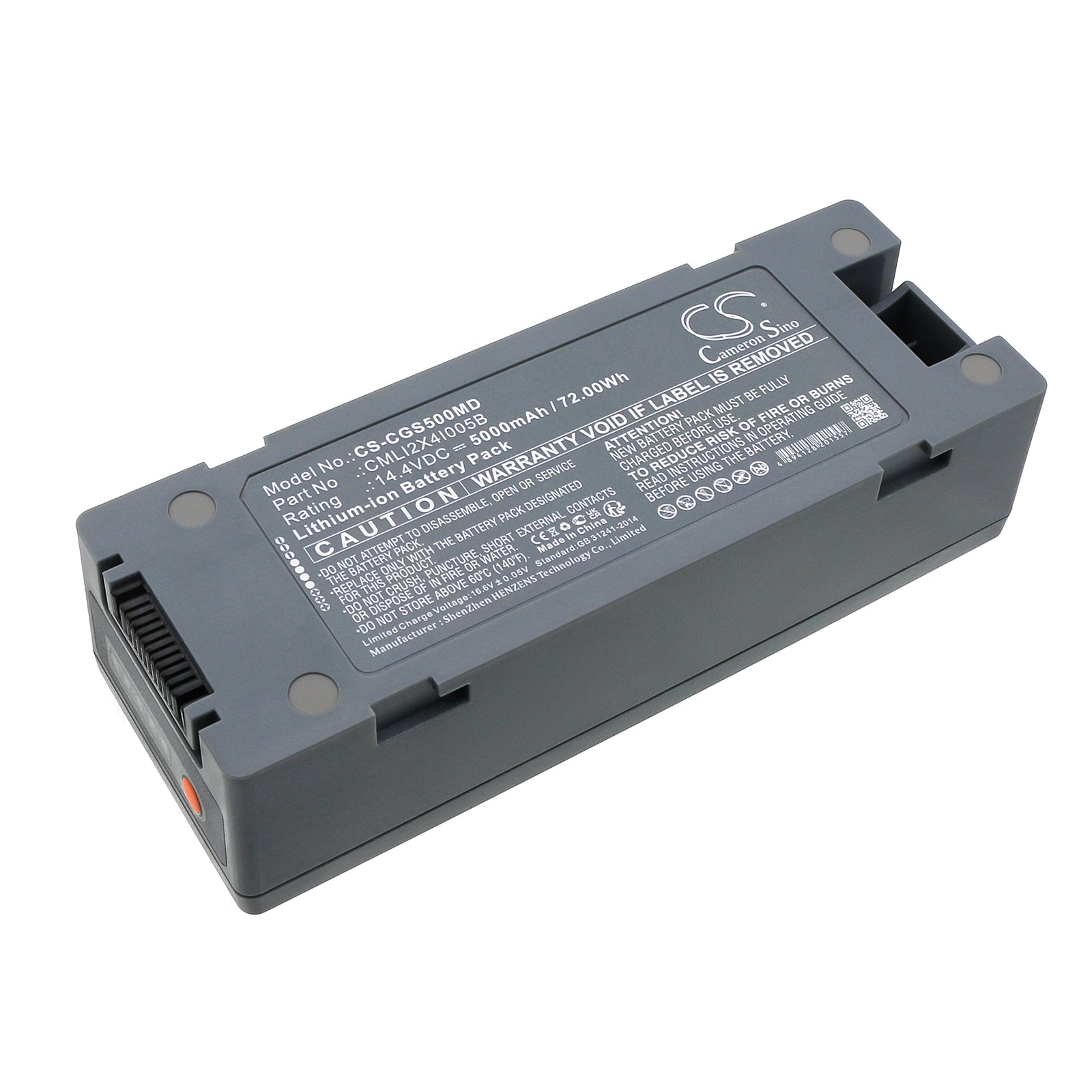 Li-ion, Medical Battery fits Comen S8, S8 Defibrillator Monitor, 14.4V, 5000mAh Medical Cameron Sino Technology Limited