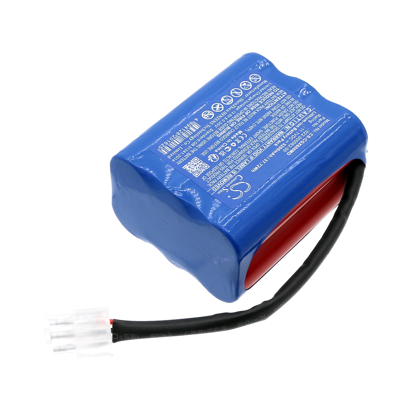 Li-ion, Medical Battery fits Comen Ax-600, 11.1V, 5200mAh Medical Cameron Sino Technology Limited