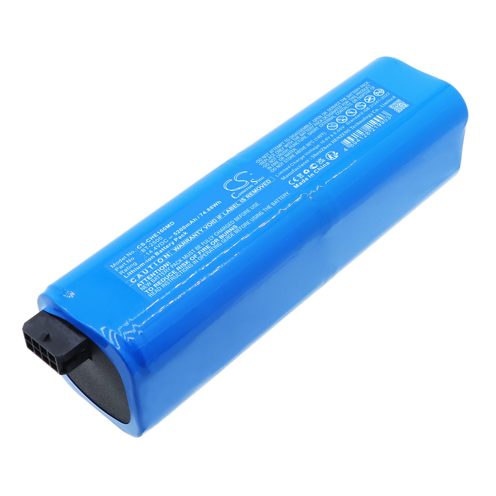 14.4V, Li-ion, 5200mAh, Battery fits Chison ECO 1, ECO 1 Portable Ultrasound, 74.88Wh Medical Cameron Sino Technology Limited