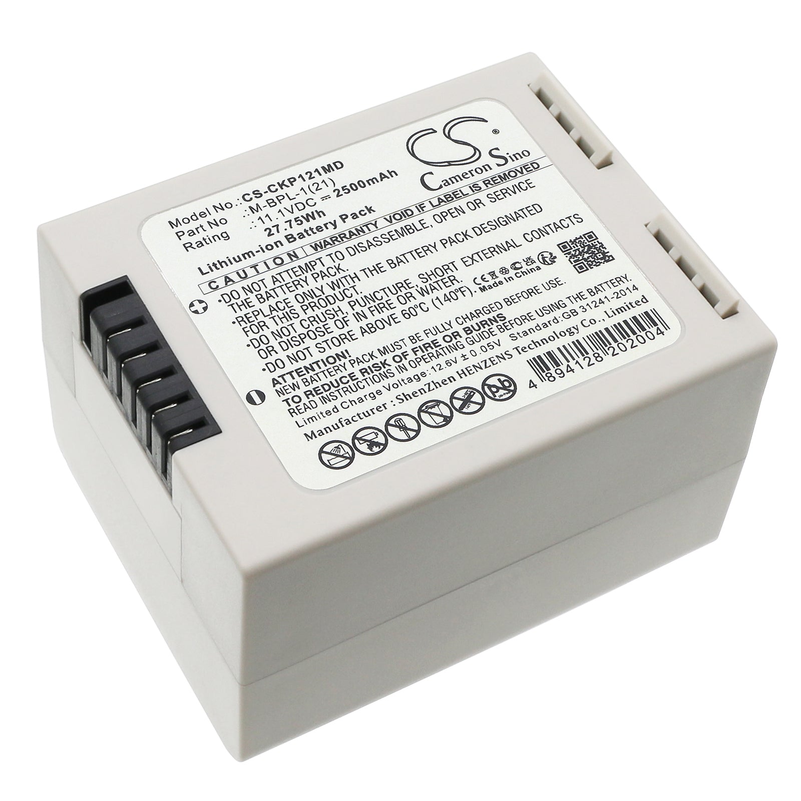 Li-ion, Medical Battery fits Covidien Nellcor Bedside Spo₂ Patient M, 11.1V, 2500mAh Medical Cameron Sino Technology Limited