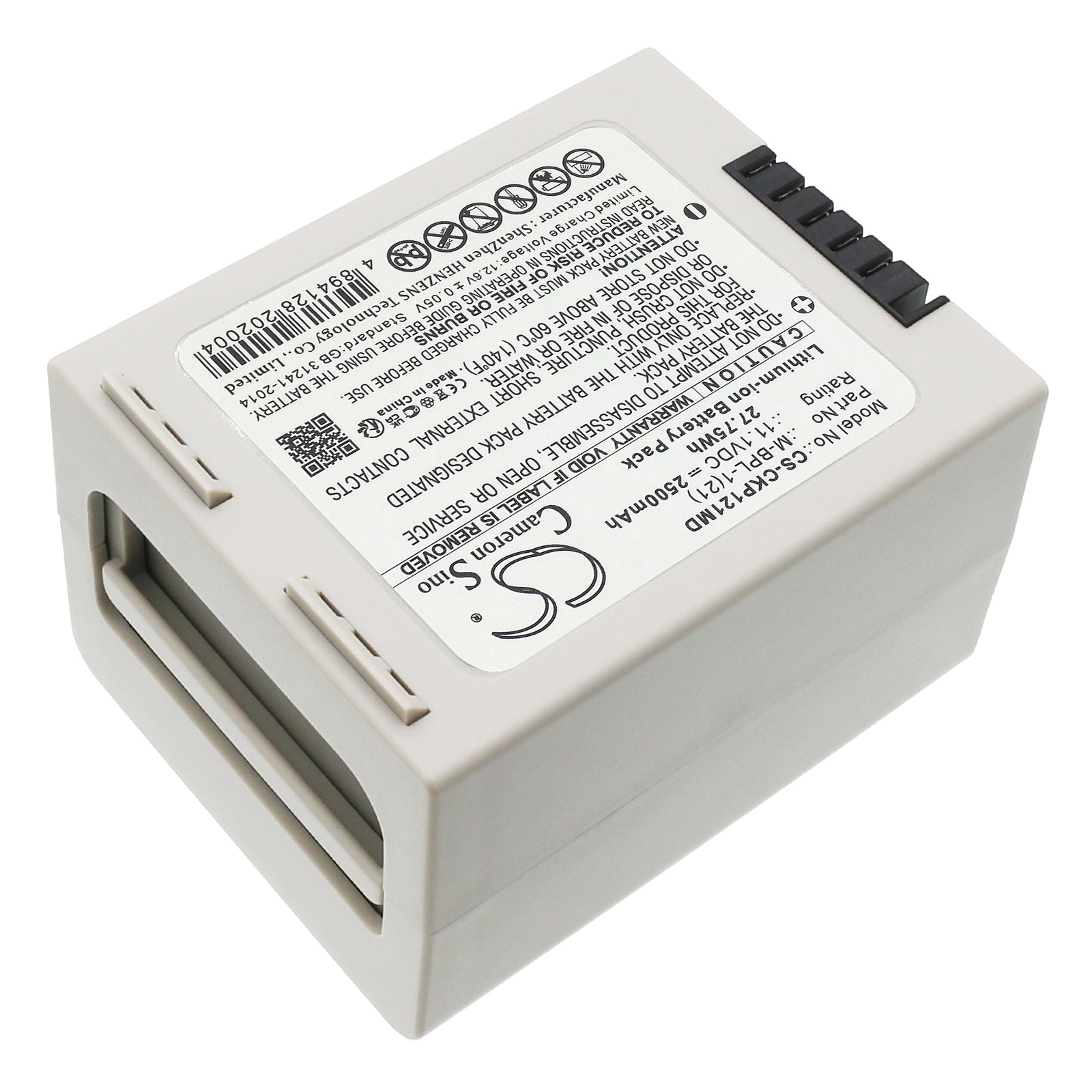 Li-ion, Medical Battery fits Covidien Nellcor Bedside Spo₂ Patient M, 11.1V, 2500mAh Medical Cameron Sino Technology Limited