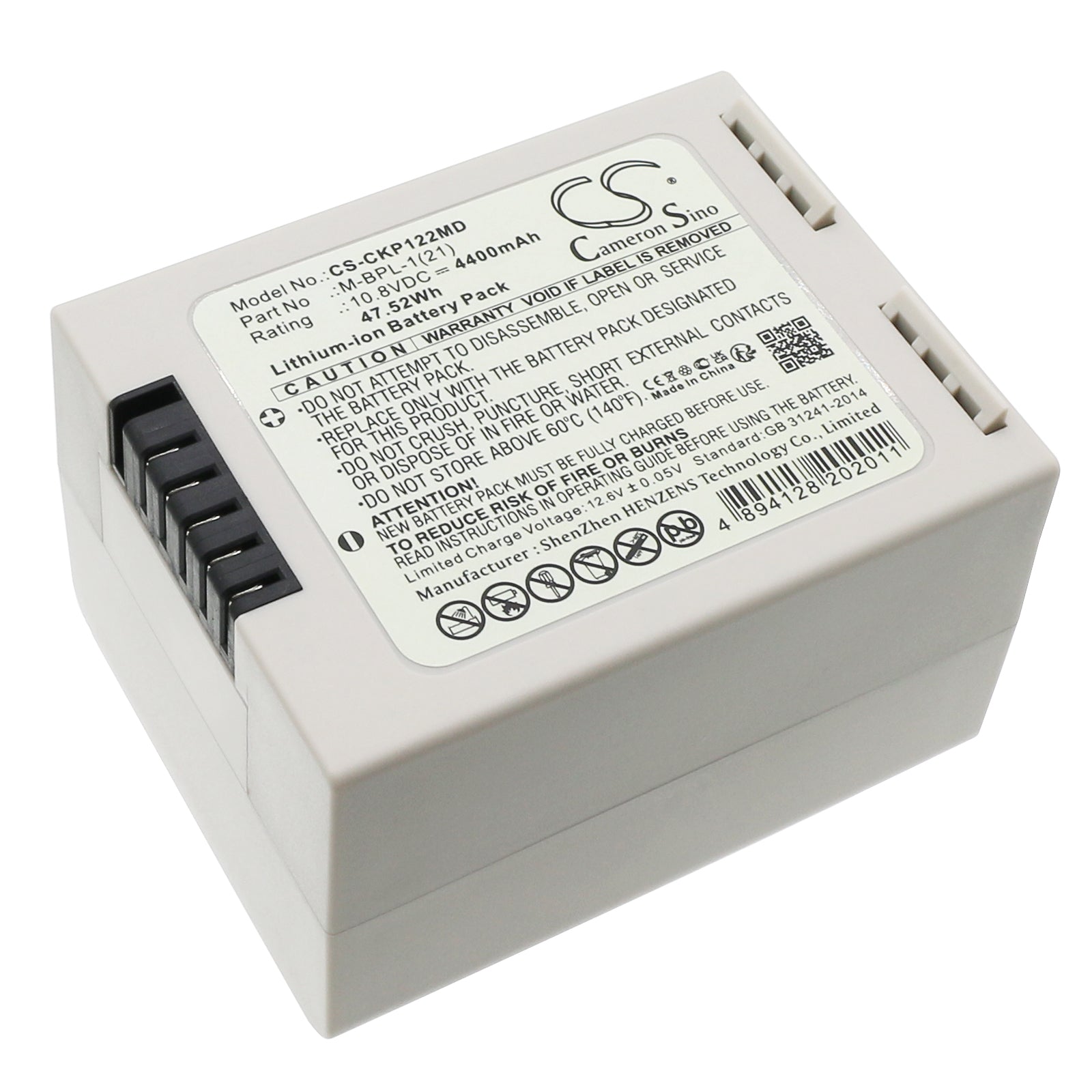 Li-ion, Medical Battery fits Mediana Lucon, Covidien Nellcor Libra Pm100n, 10.8V, 4400mAh Medical Cameron Sino Technology Limited