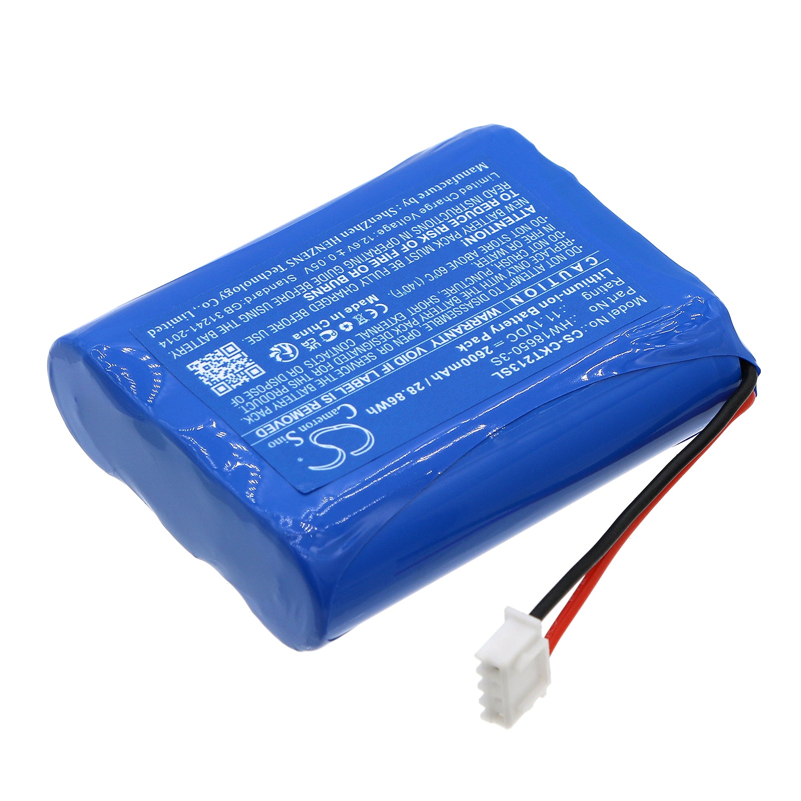 Li-ion, Equipment, Survey, Test Battery fits Clarke-tech Ct 2013, 11.1V, 2600mAh Equipment, Survey, Test Cameron Sino Technology Limited