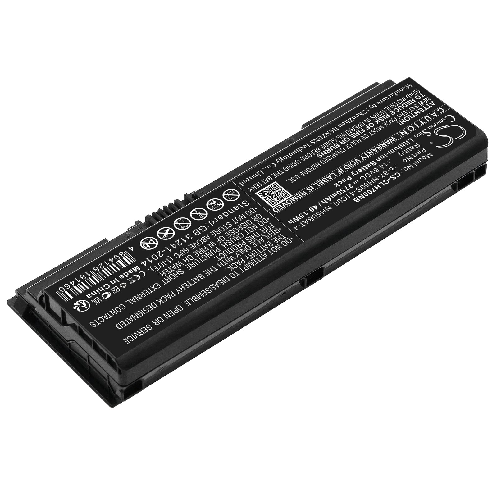 Li-ion, Notebook, Laptop Battery fits Gigabyte A7 X1, Systemax System76 Gazelle(gaze14), 14.6V, 2750mAh Notebook, Laptop Cameron Sino Technology Limited