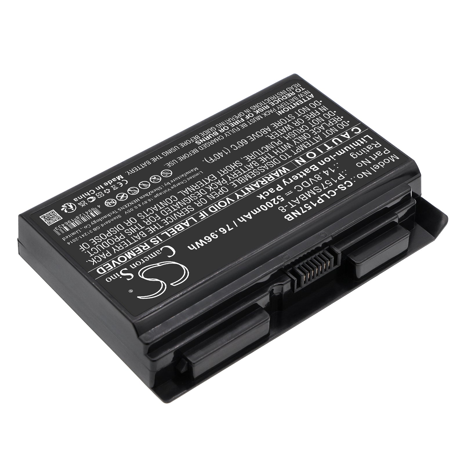Li-ion, Notebook, Laptop Battery fits Schenker Xmg P502, Xmg P503, 14.8V, 5200mAh Notebook, Laptop Cameron Sino Technology Limited