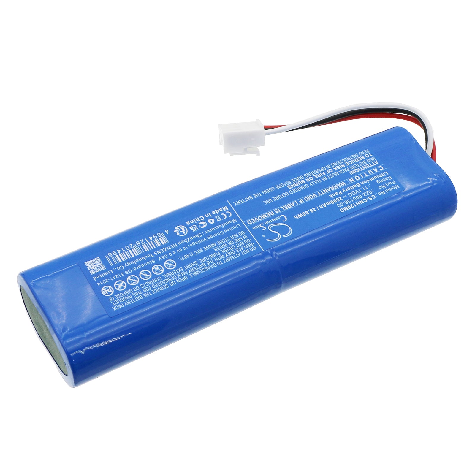 Li-ion, Medical Battery fits Comen H12, 11.1V, 2600mAh Medical Cameron Sino Technology Limited