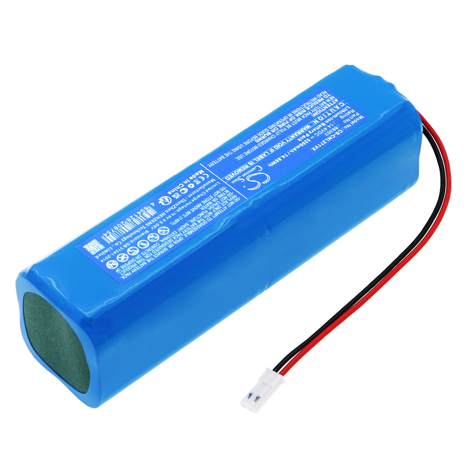 Li-ion, Vacuum Battery fits Ikohs Create Netbot Ls23+, Netbot Ls27, 14.4V, 5200mAh CS-CNL271VX Vacuum Cameron Sino Technology Limited