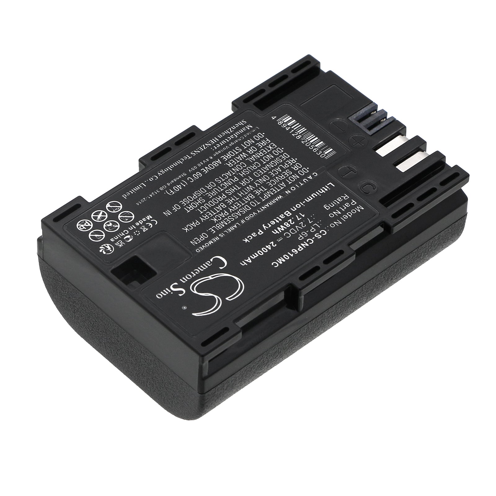 Li-ion, Camera Battery fits Canon 5d Mark Iii & Tether Tools Air Direct, 7.2V, 2400mAh Camera Cameron Sino Technology Limited
