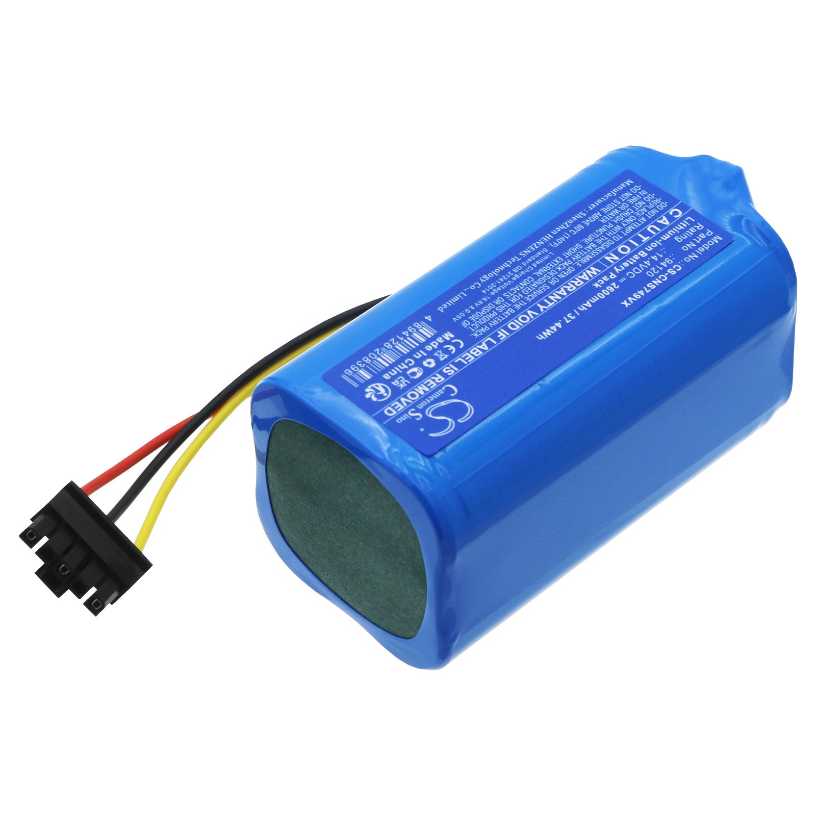 Li-ion, Vacuum Battery fits Cecotec Conga 7490 Ultimate, Conga 7490 Ultimate Genesis, 14.4V, 2600mAh Vacuum Cameron Sino Technology Limited