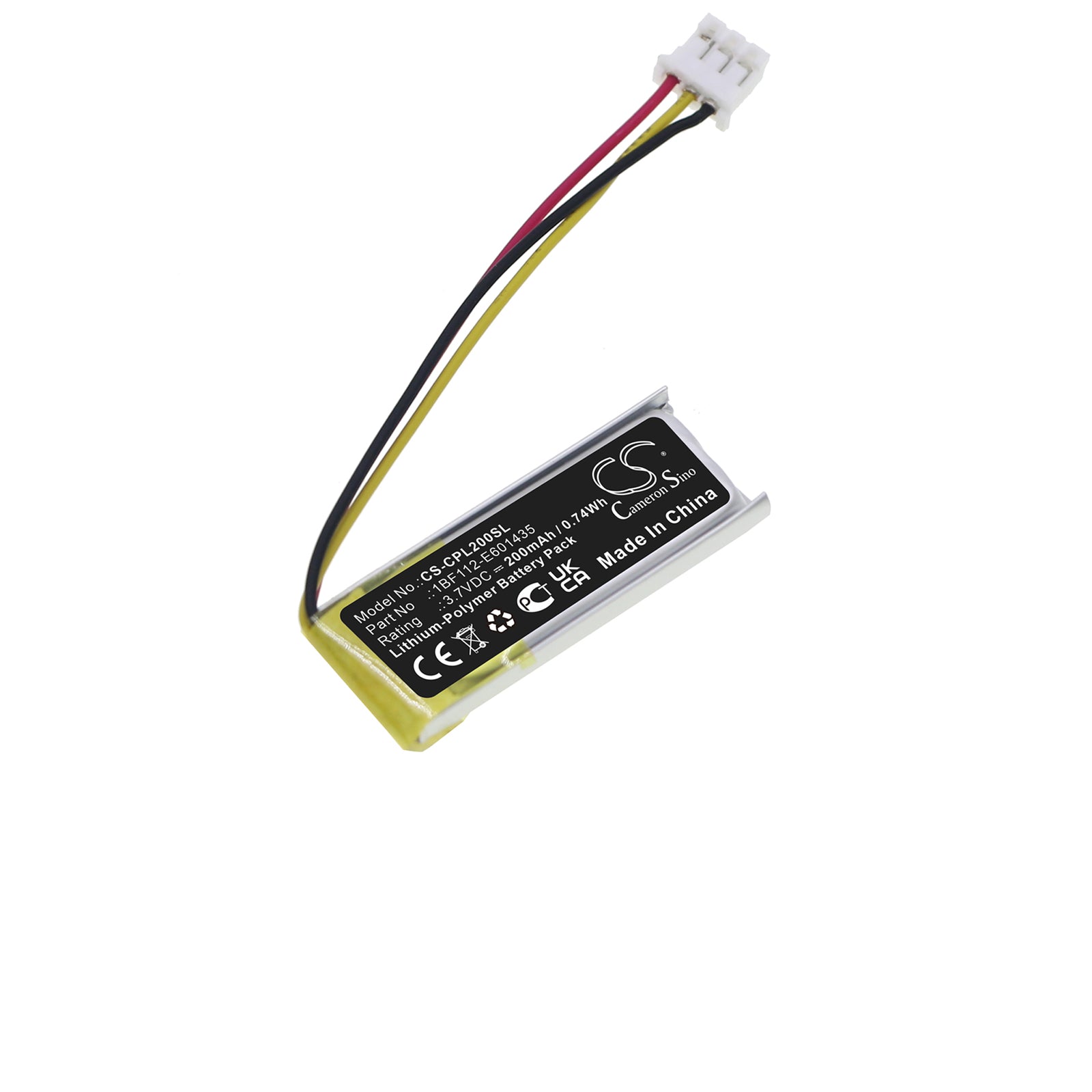Li-Polymer, GPS, Navigator Battery fits Calamp Lmu-200, Lmu-300, 3.7V, 200mAh GPS, Navigator Cameron Sino Technology Limited