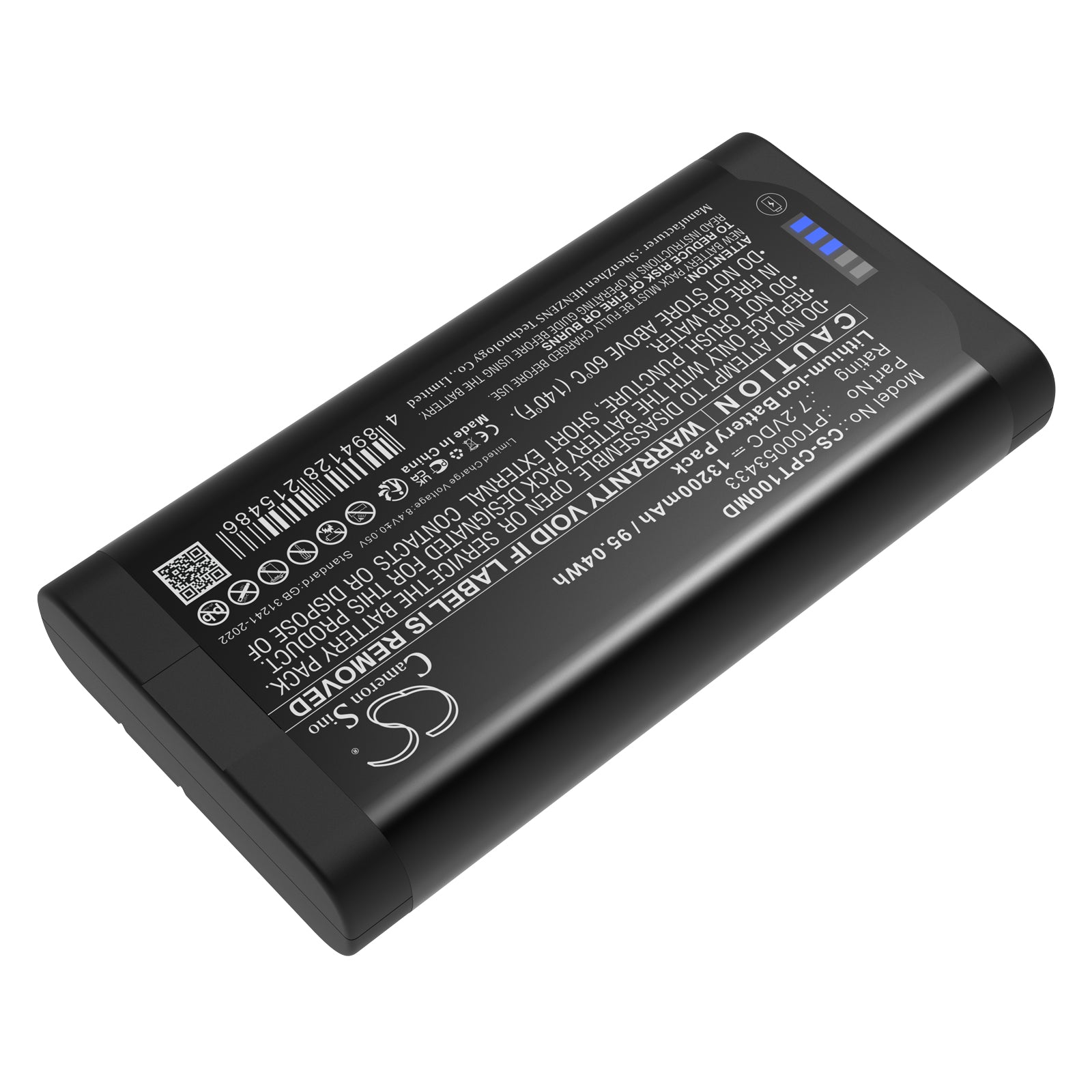 7.2V, Li-ion, 13200mAh, Battery fits Covidien Nellcor PM1000N Pulse Oximeter, 95.04Wh Medical Cameron Sino Technology Limited