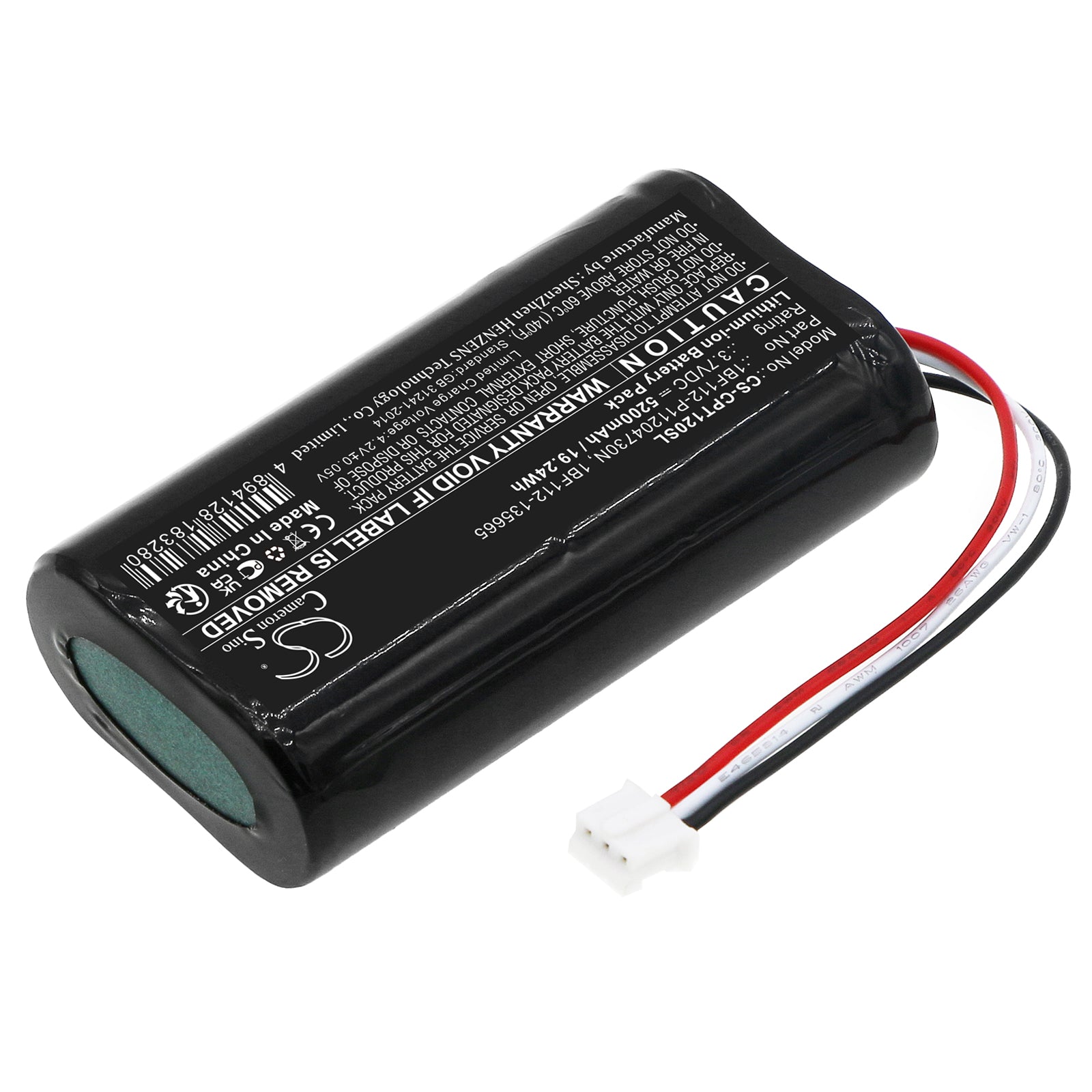 Li-ion, GPS, Navigator Battery fits Calamp Ttu-1200, Ttu-2800, 3.7V, 5200mAh GPS, Navigator Cameron Sino Technology Limited