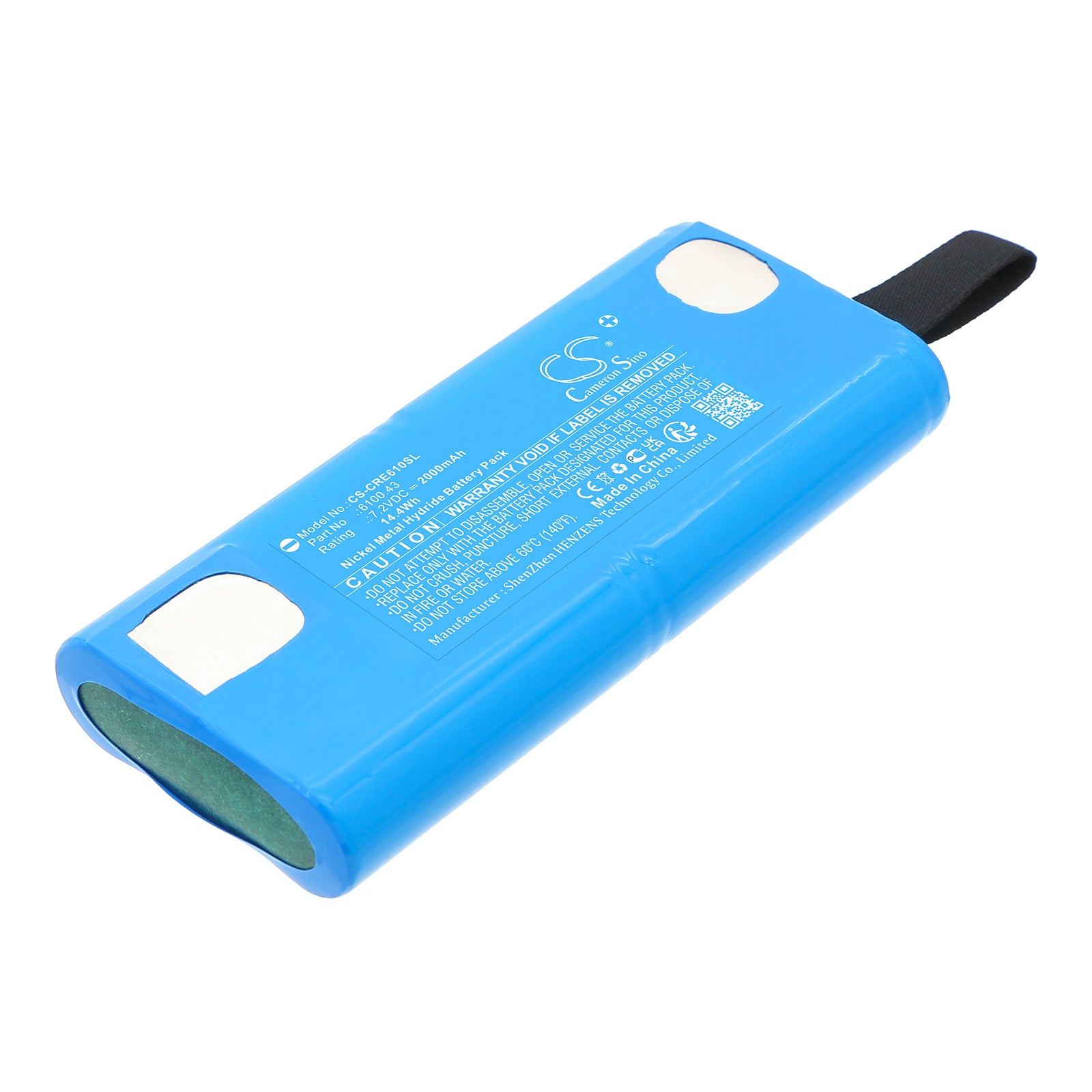 7.2V, Ni-MH, 2000mAh, Battery fits Carlson Explorer, 14.4Wh Equipment, Survey, Test Cameron Sino Technology Limited