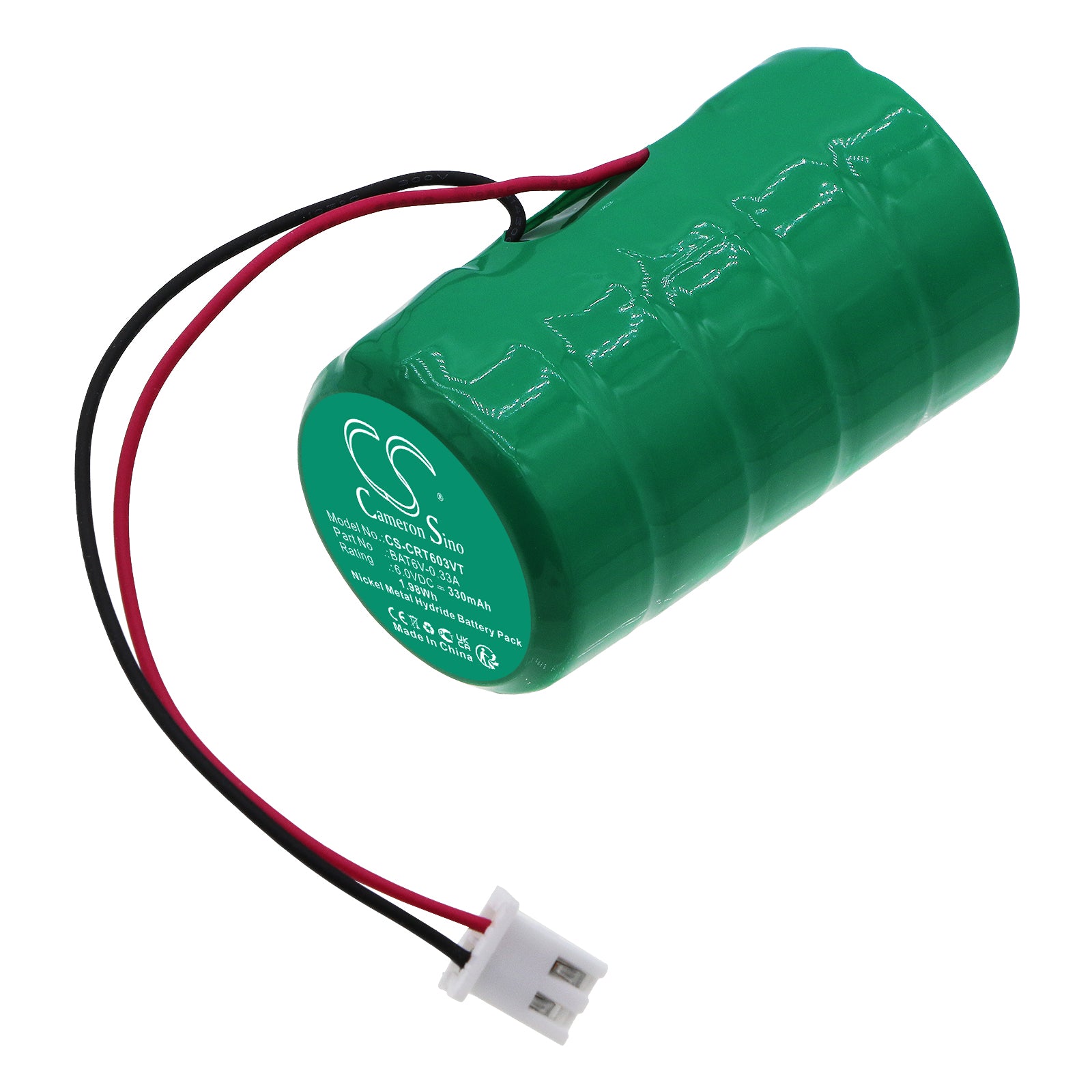 Ni-MH, Alarm System Battery fits Cqr Multibox Sirens, 6.0V, 330mAh Alarm System Cameron Sino Technology Limited