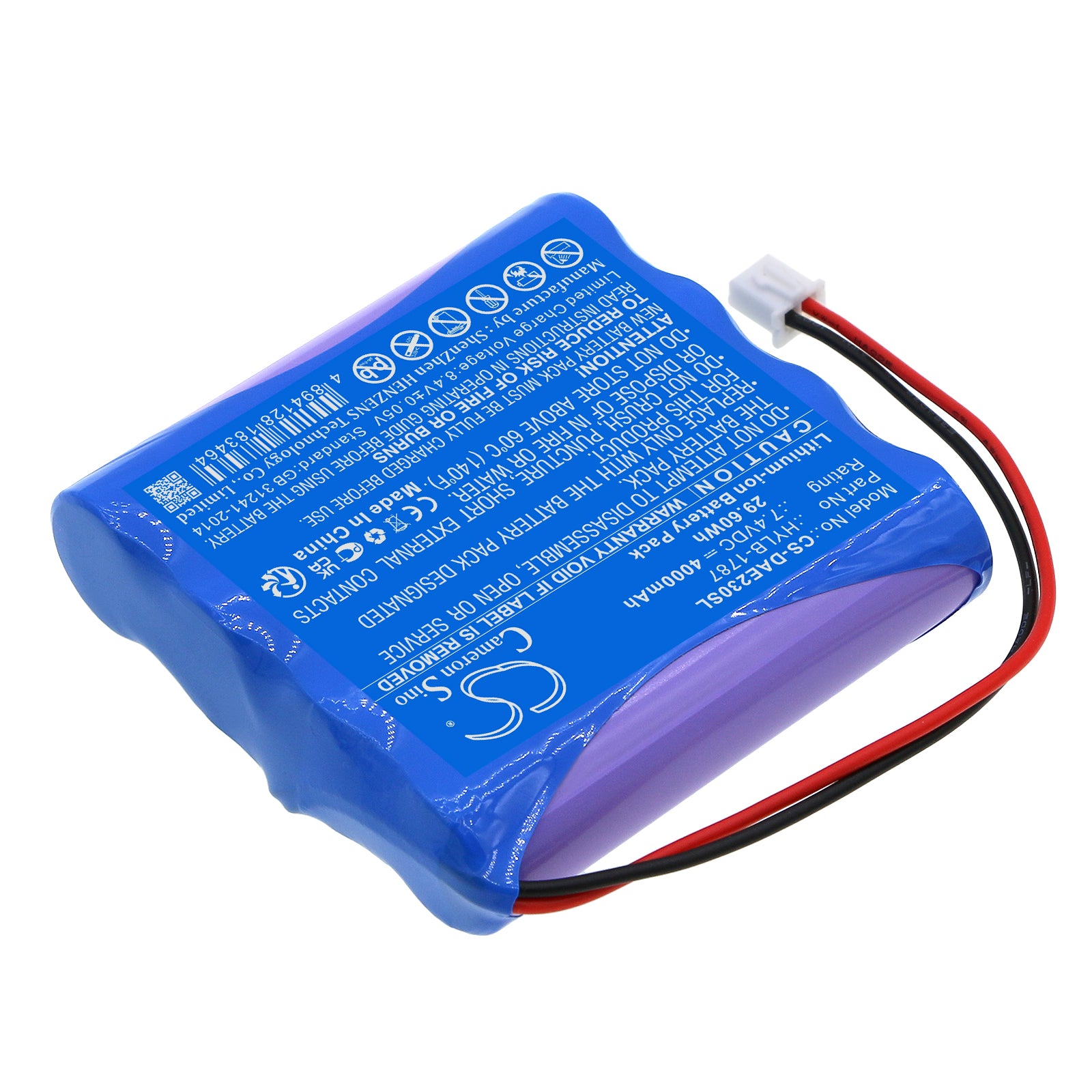 Li-ion, Equipment, Survey, Test Battery fits Deli Ae2300, Ae2300h, 7.4V, 4000mAh Equipment, Survey, Test Cameron Sino Technology Limited
