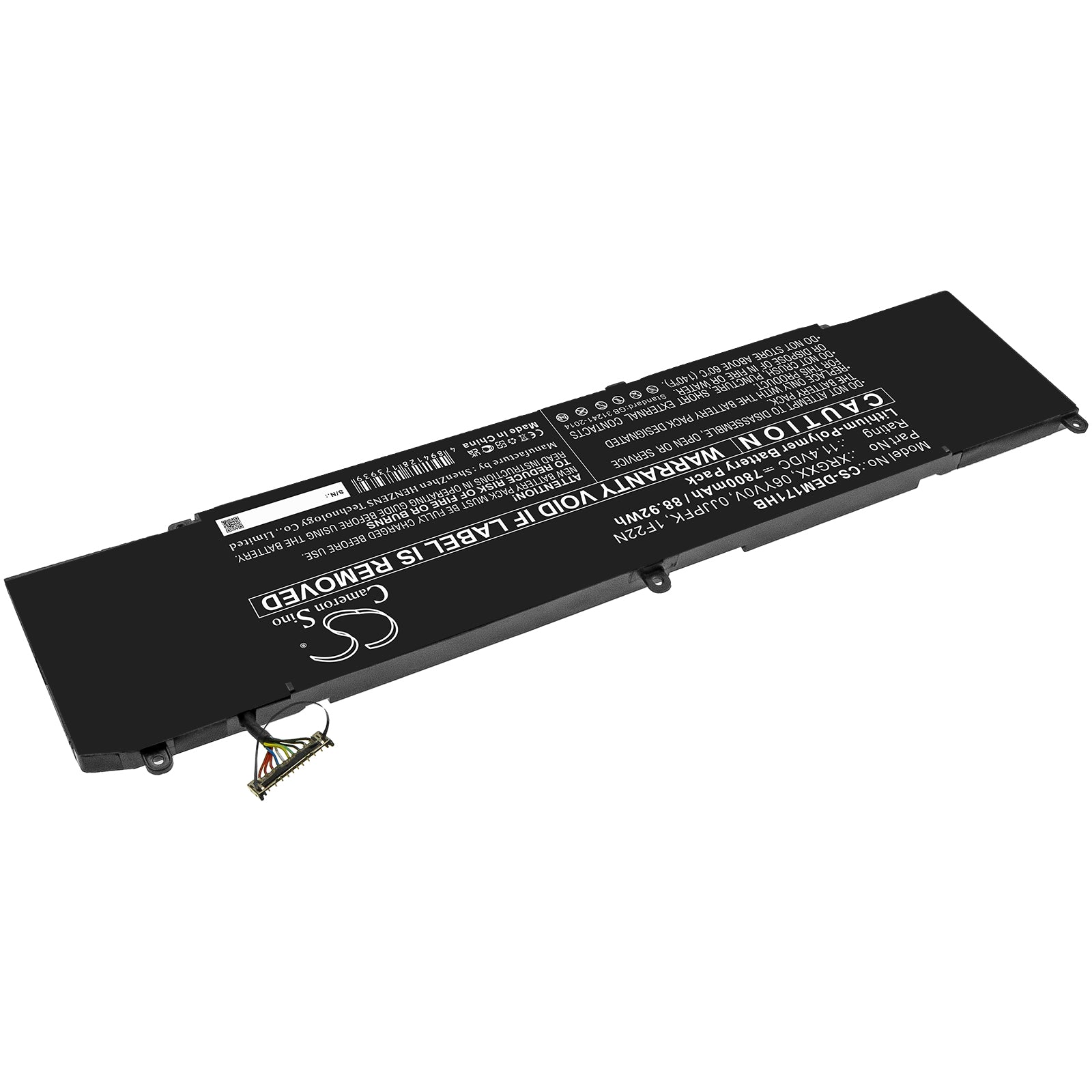 Li-Polymer, Notebook, Laptop Battery fits Dell Alienware 2018 Orion M15, Alienware Alw15m-d1735r, 11.4V, 7800mAh Notebook, Laptop Cameron Sino Technology Limited