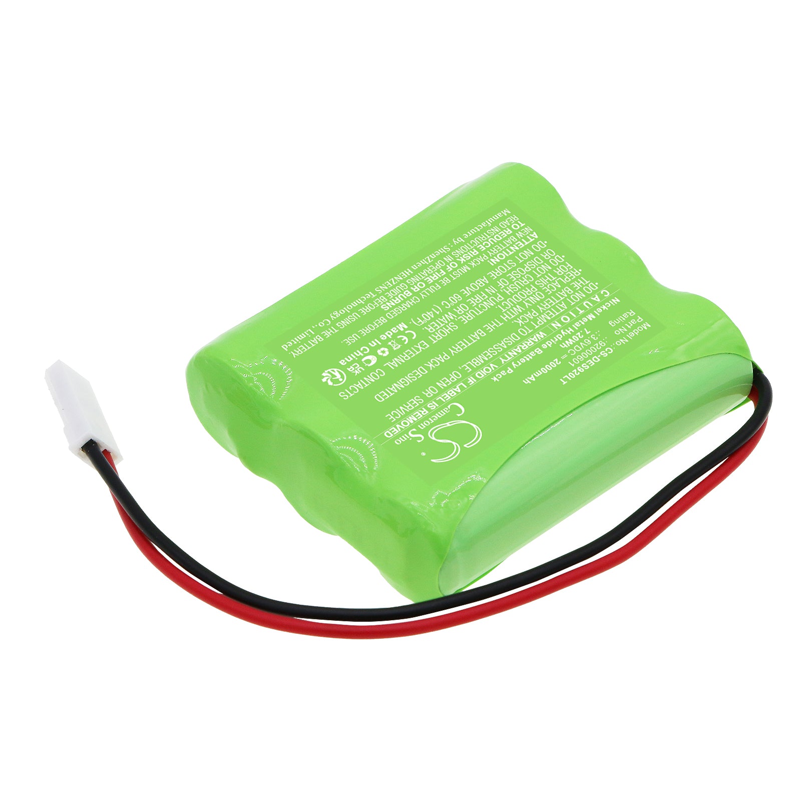 Ni-MH, Solar Battery Battery fits Dee Solar, 3.6V, 2000mAh Solar Battery Cameron Sino Technology Limited