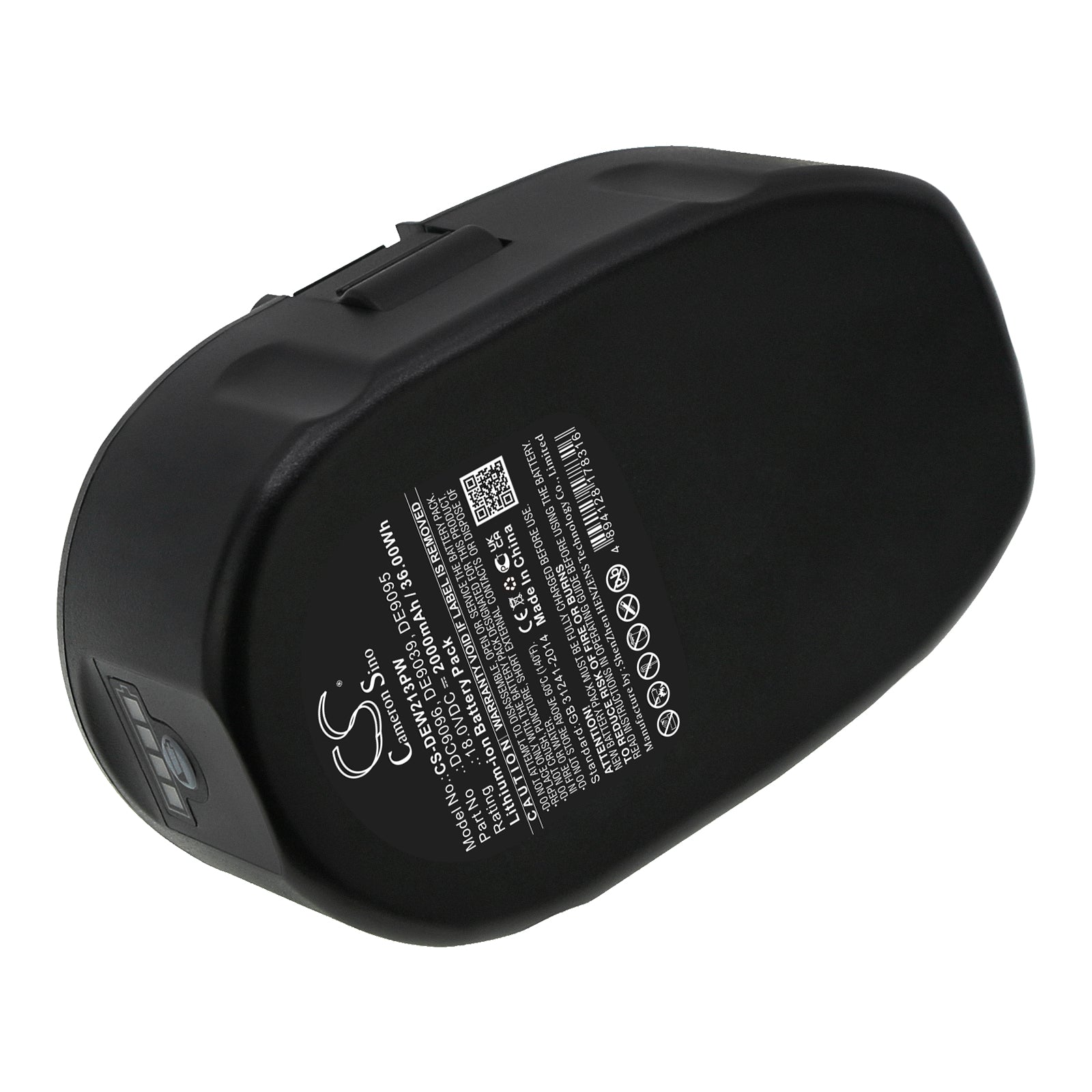 Li-ion, Power Tools Battery fits Dewalt Dc020, Dc212, 18.0V, 2000mAh Power Tools Cameron Sino Technology Limited