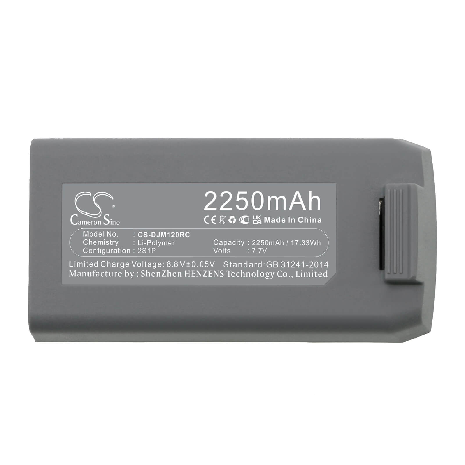 Li-ion Battery fits Dji, Mavic Mini 2 7.7V, 2250mAh Drones Cameron Sino Technology Limited