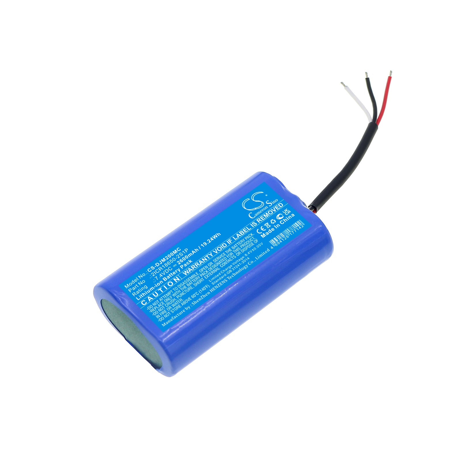 Li-ion, Camera Battery fits Dji Mobile 3, Mobile 4, 7.4V, 2600mAh Camera Cameron Sino Technology Limited