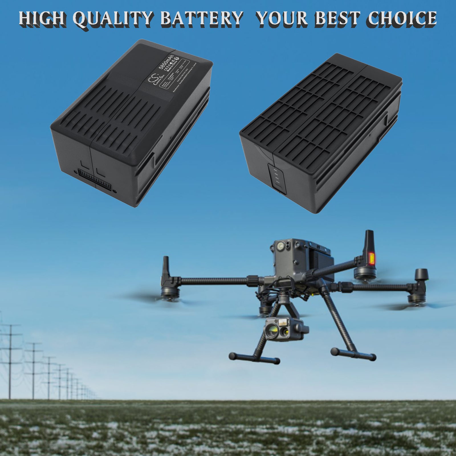 44.76V, , , Battery fits DJI Matrice 300 RTK Drone, Matrice 350 RTK Drone, Drones Cameron Sino Technology Limited