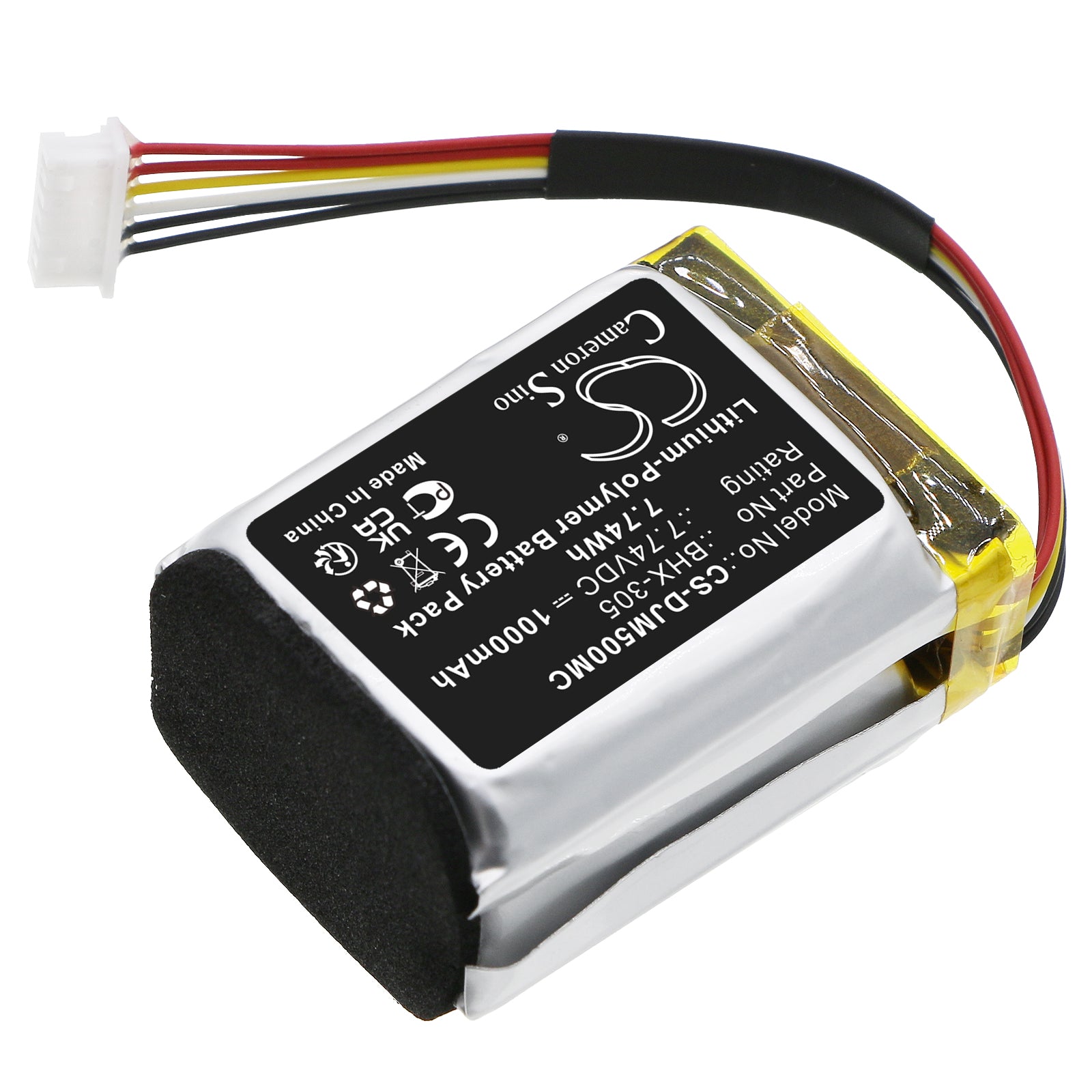 Li-Polymer, Camera Battery fits Dji Om5, Osmo Mobile 5, 7.74V, 1000mAh Camera Cameron Sino Technology Limited
