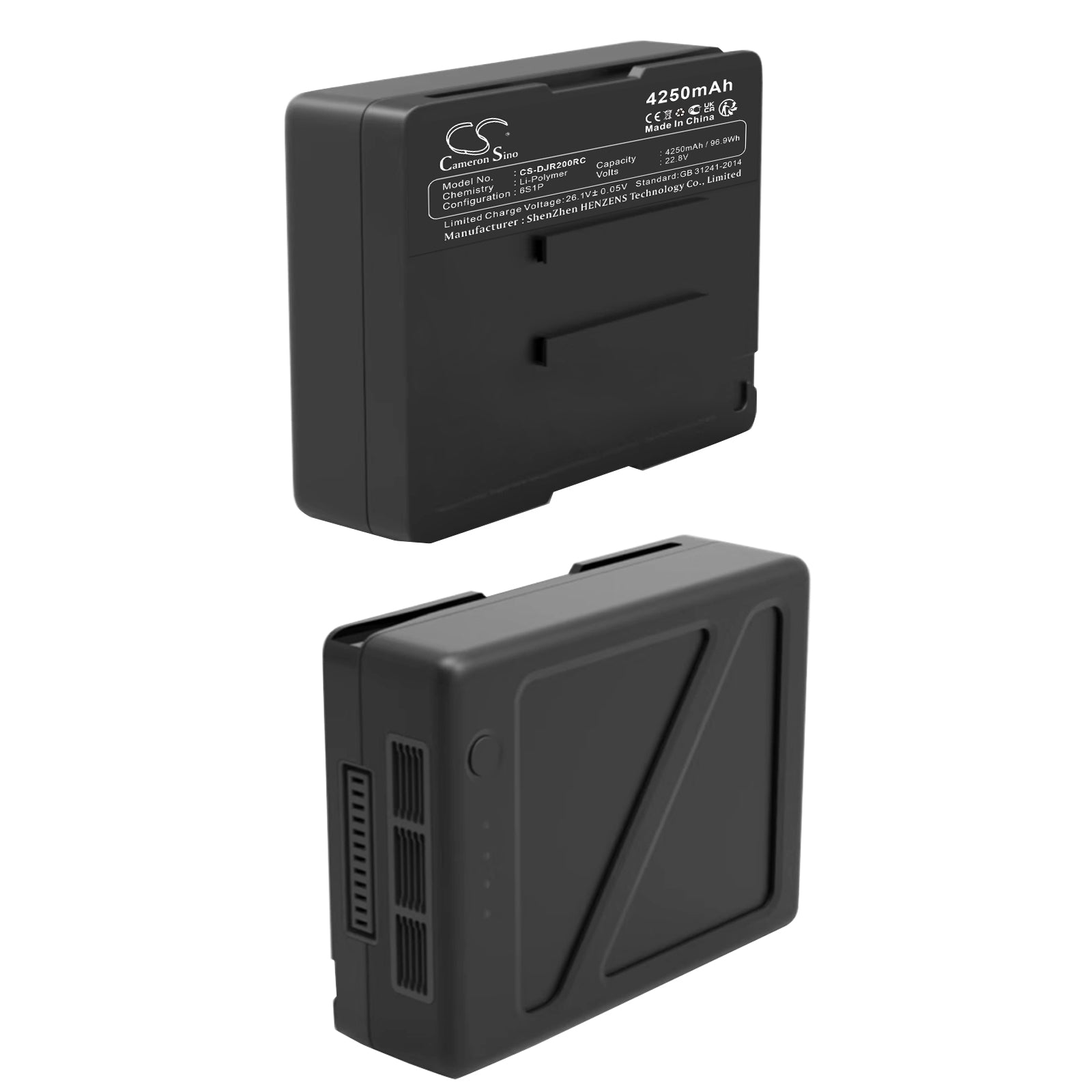Li-Polymer, Drones Battery fits Dji Inspire 2, Ronin 2, 22.8V, 4250mAh Drones Cameron Sino Technology Limited