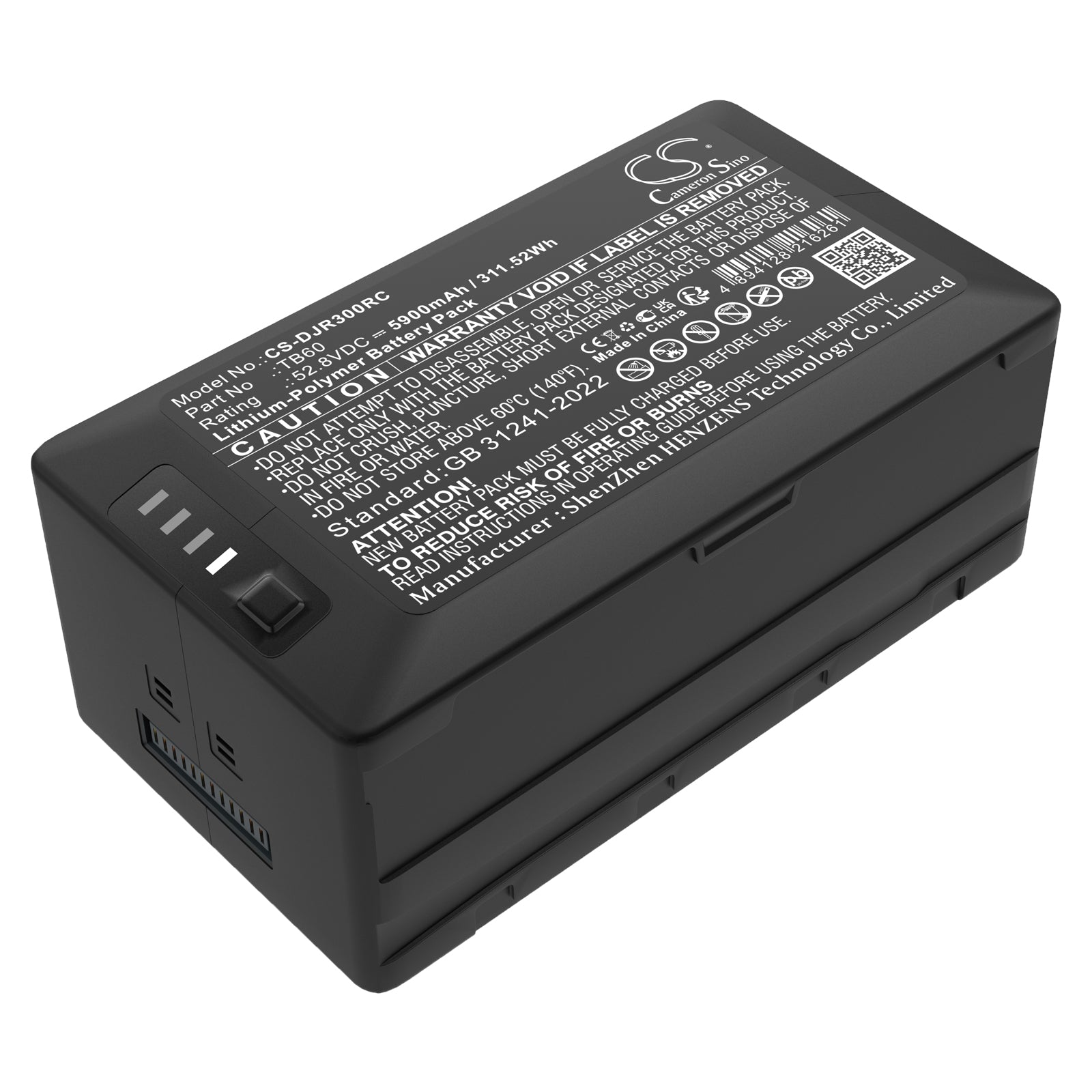52.8V, , , Battery fits DJI Matrice 300, Matrice 300 RTK, Drones Cameron Sino Technology Limited