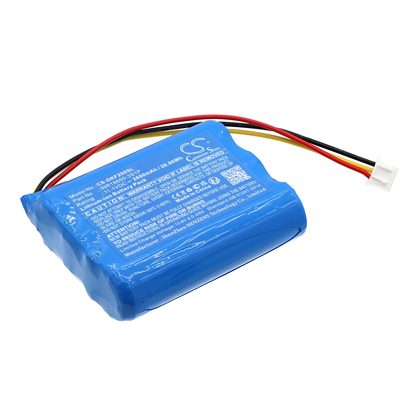 Li-ion, Speaker Battery fits Dockin D Fine, D Fine 2, 11.1V, 2600mAh Speaker Cameron Sino Technology Limited