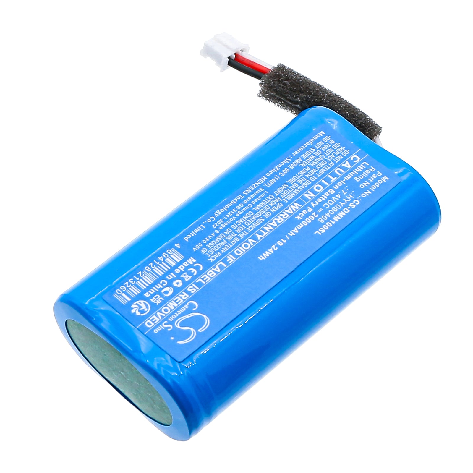 7.4V, Li-ion, 2600mAh, Battery fits Divoom DitooMic, 19.24Wh Speaker Cameron Sino Technology Limited