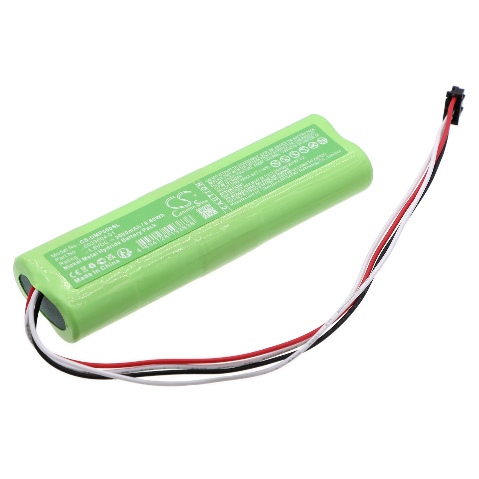 Ni-MH, Equipment, Survey, Test Battery fits Drager Em200, Msi P5, 4.8V, 2000mAh Equipment, Survey, Test Cameron Sino Technology Limited