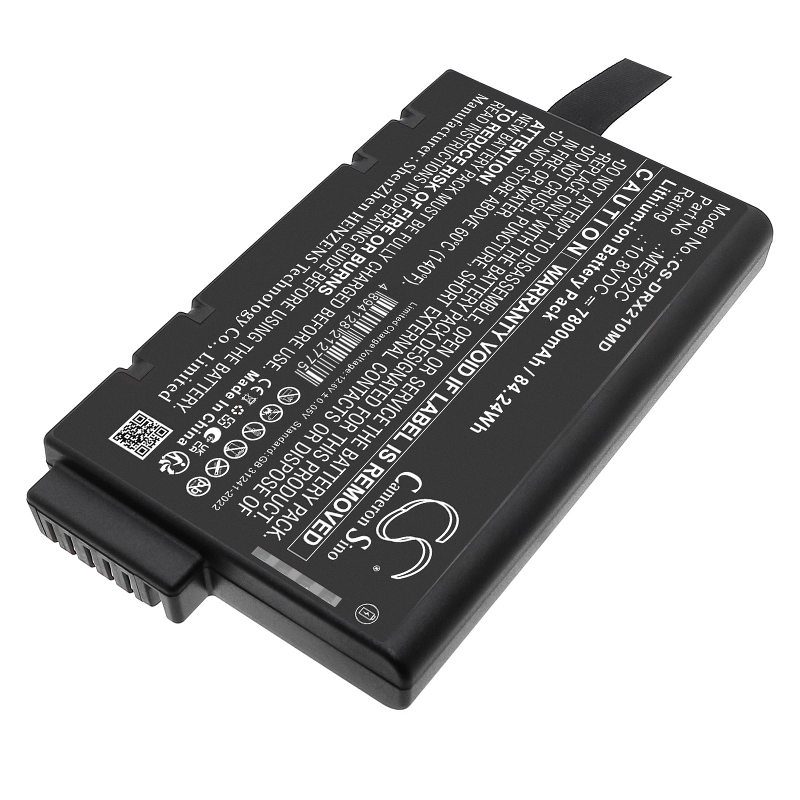 10.8V, Li-ion, 7800mAh, Battery fits Drager Oxylog 2000 Plus, Oxylog 2000+, 84.24Wh Medical Cameron Sino Technology Limited