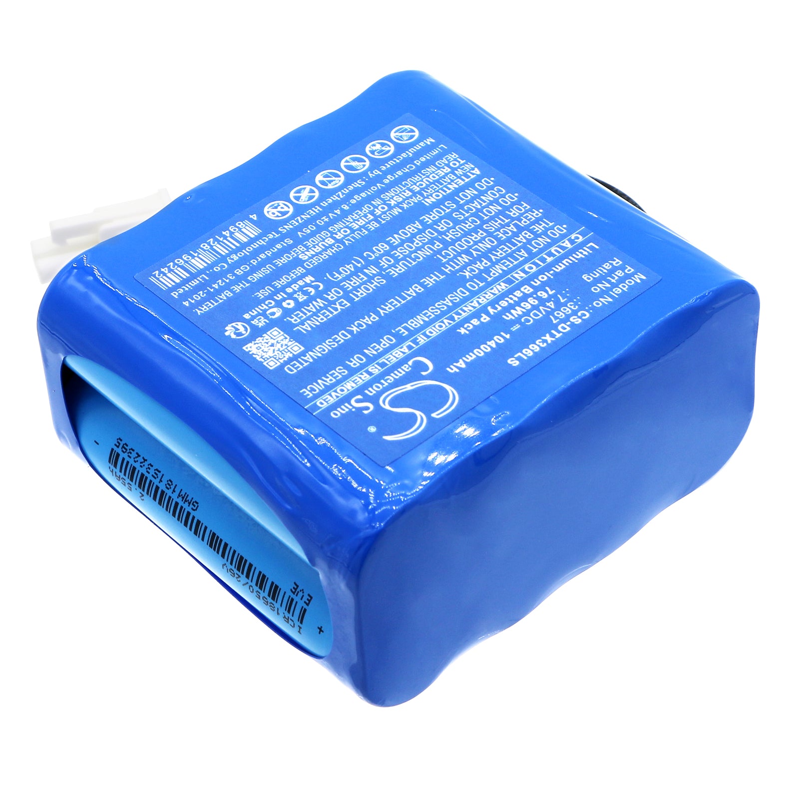 Li-ion, Emergency Lighting Battery fits Dotlux 3666-060120, 7.4V, 10400mAh Emergency Lighting Cameron Sino Technology Limited