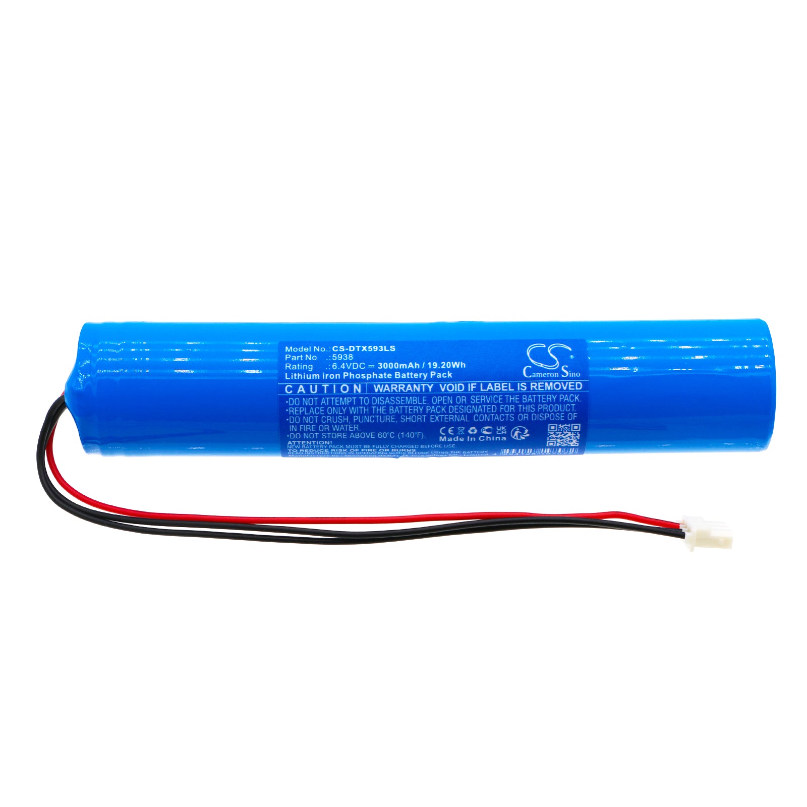 LiFePO4, Emergency Lighting Battery fits Dotlux 4343-2, 5556, 6.4V, 3000mAh Emergency Lighting Cameron Sino Technology Limited