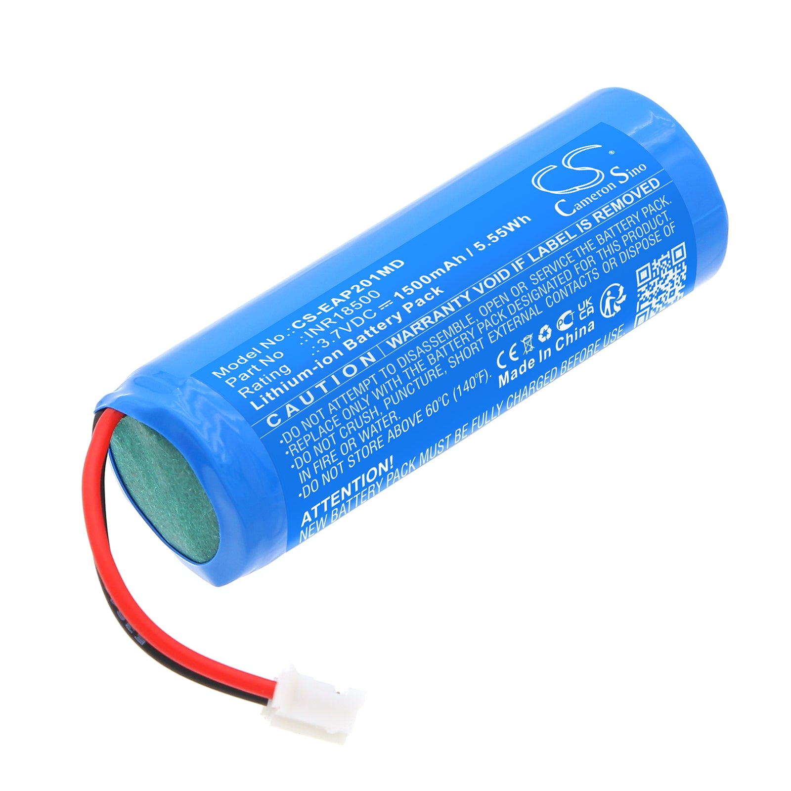 3.7V, Li-ion, 1500mAh, Battery fits Endodontic Alpha II Resident, 5.55Wh Medical Cameron Sino Technology Limited