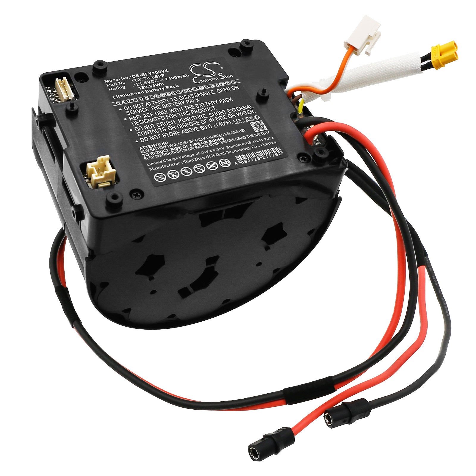 21.6V, Li-ion, 7400mAh, Battery fits Eufy Mach V1 ultra, 159.84Wh Vacuum Cameron Sino Technology Limited