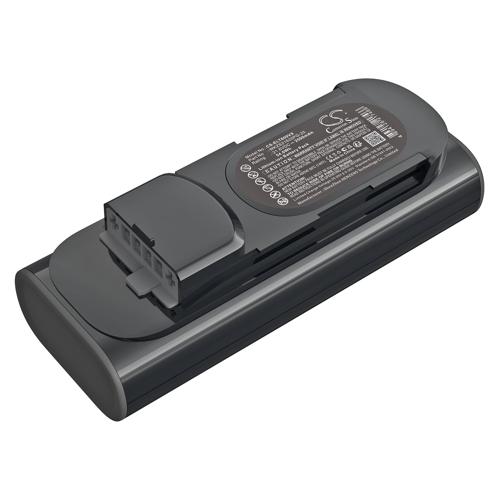 21.6V, Li-ion, 2500mAh, Battery fits Electrolux EFP61712, EFP61712A, 54Wh Vacuum Cameron Sino Technology Limited