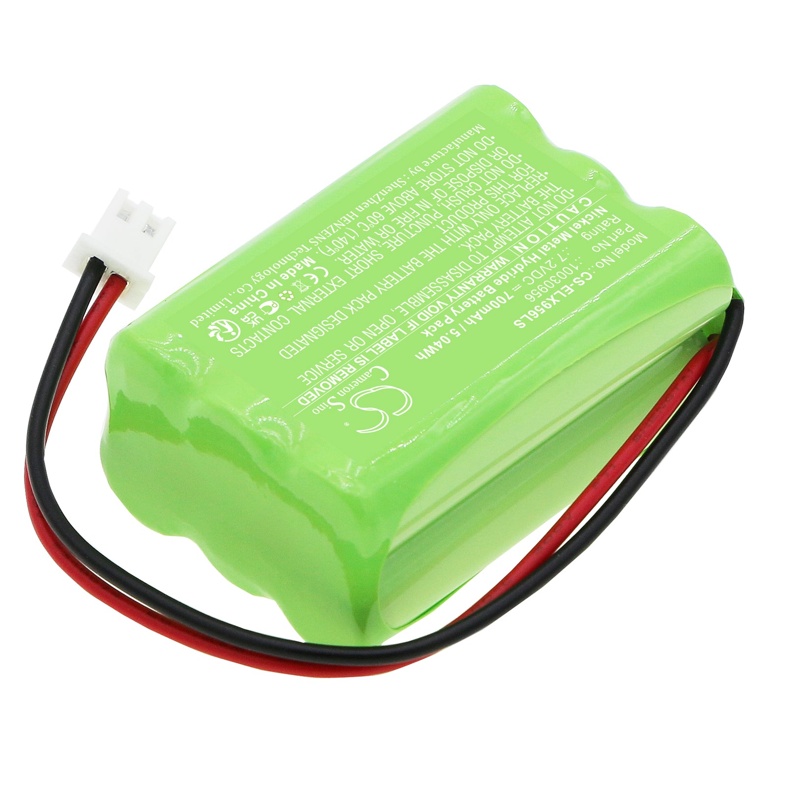 Ni-MH, Emergency Lighting Battery fits Esylux Sc/c, Slc, 7.2V, 700mAh Emergency Lighting Cameron Sino Technology Limited