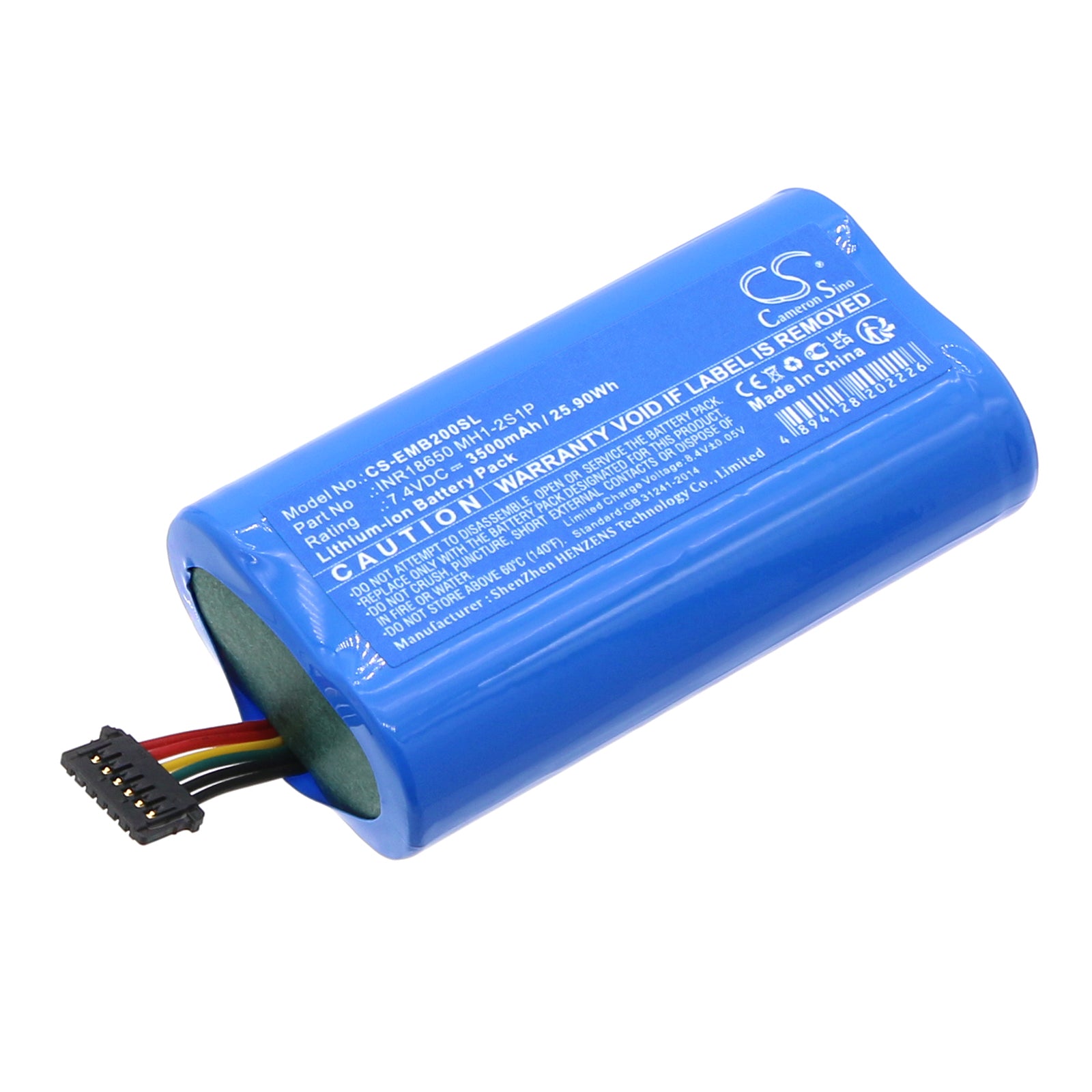Li-ion, Smart Mugs Battery fits Ember Mug 2, 7.4V, 3500mAh Smart Mugs Cameron Sino Technology Limited