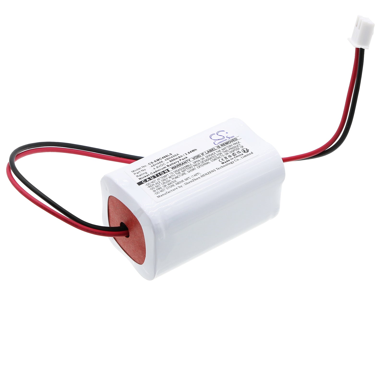 Ni-CD, Emergency Lighting Battery fits Lumapro 6cgl9, 6cgn0, 4.8V, 800mAh Emergency Lighting Cameron Sino Technology Limited
