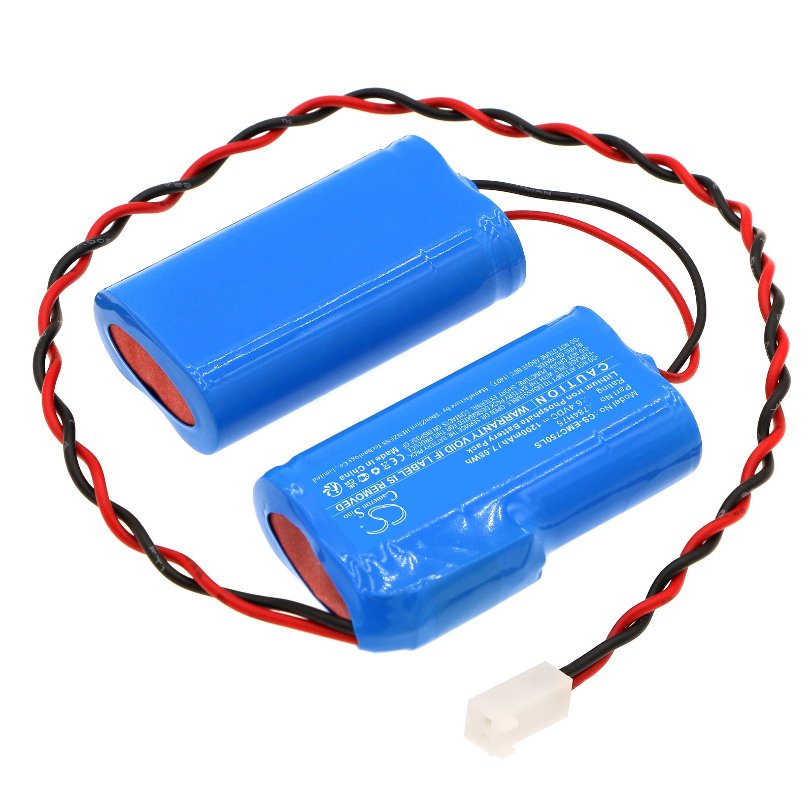 LiFePO4, Emergency Lighting Battery fits Dual-lite Evcugwd4, Evcurwd4, 6.4V, 1200mAh Emergency Lighting Cameron Sino Technology Limited