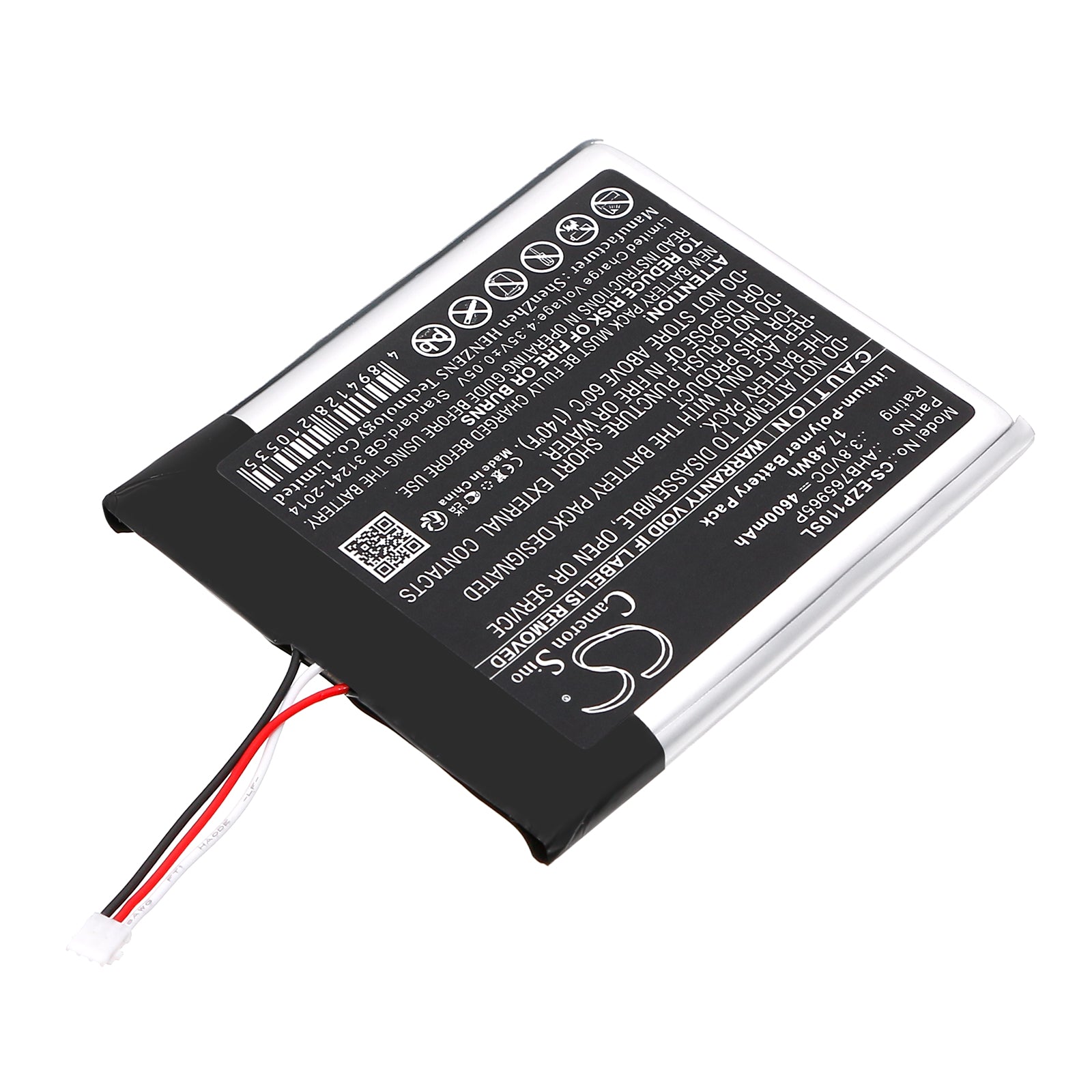 Li-Polymer, Home Security Camera Battery fits Ezviz Cs-dp1c, Cs-dp1c-4a1wpfbsr, 3.8V, 4600mAh Home Security Camera Cameron Sino Technology Limited