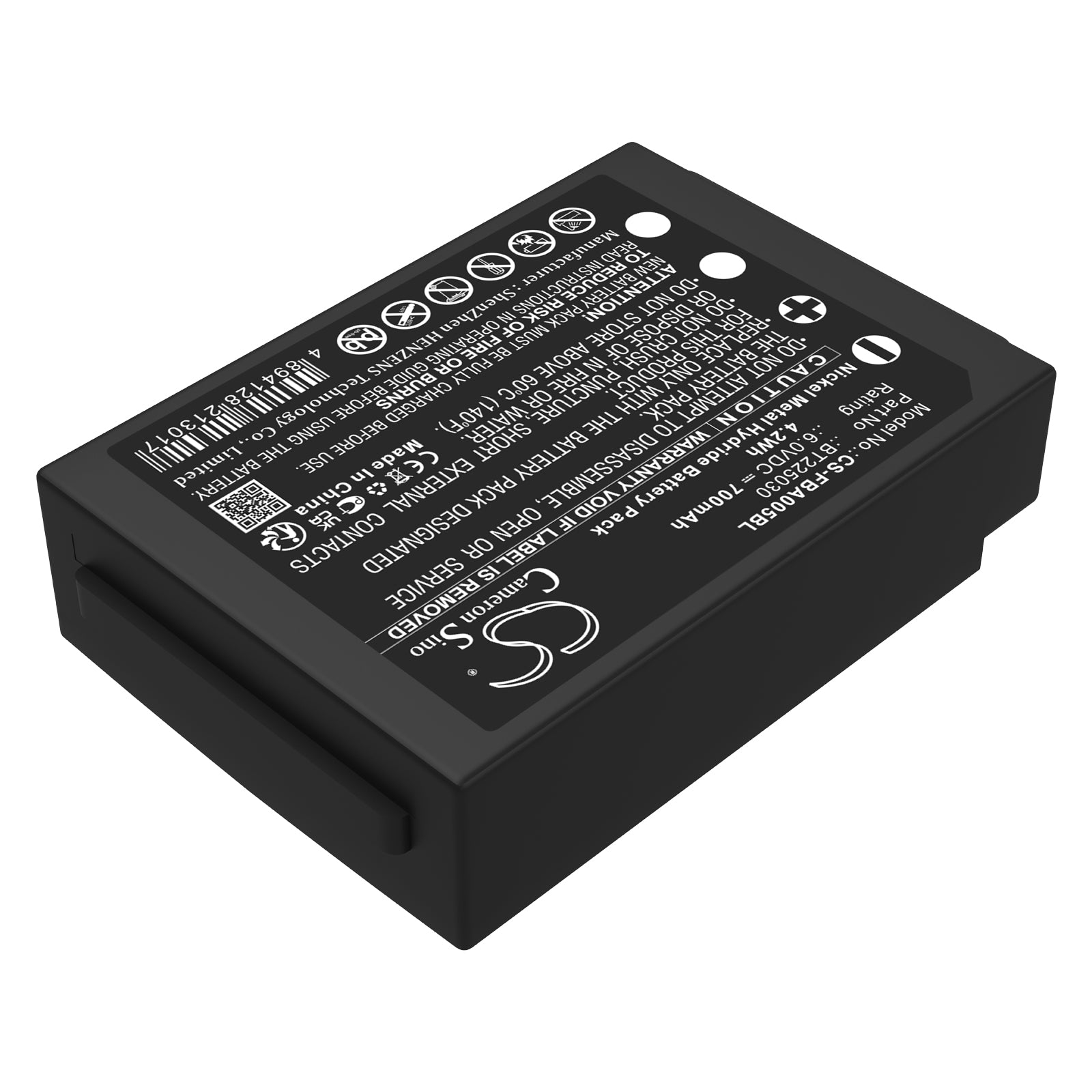 6V, Ni-MH, 700mAh, Battery fits HBC Funkfernsteuerung Tele Teach TTB 05, TTB 05, 4.2Wh Crane Remote Control Cameron Sino Technology Limited