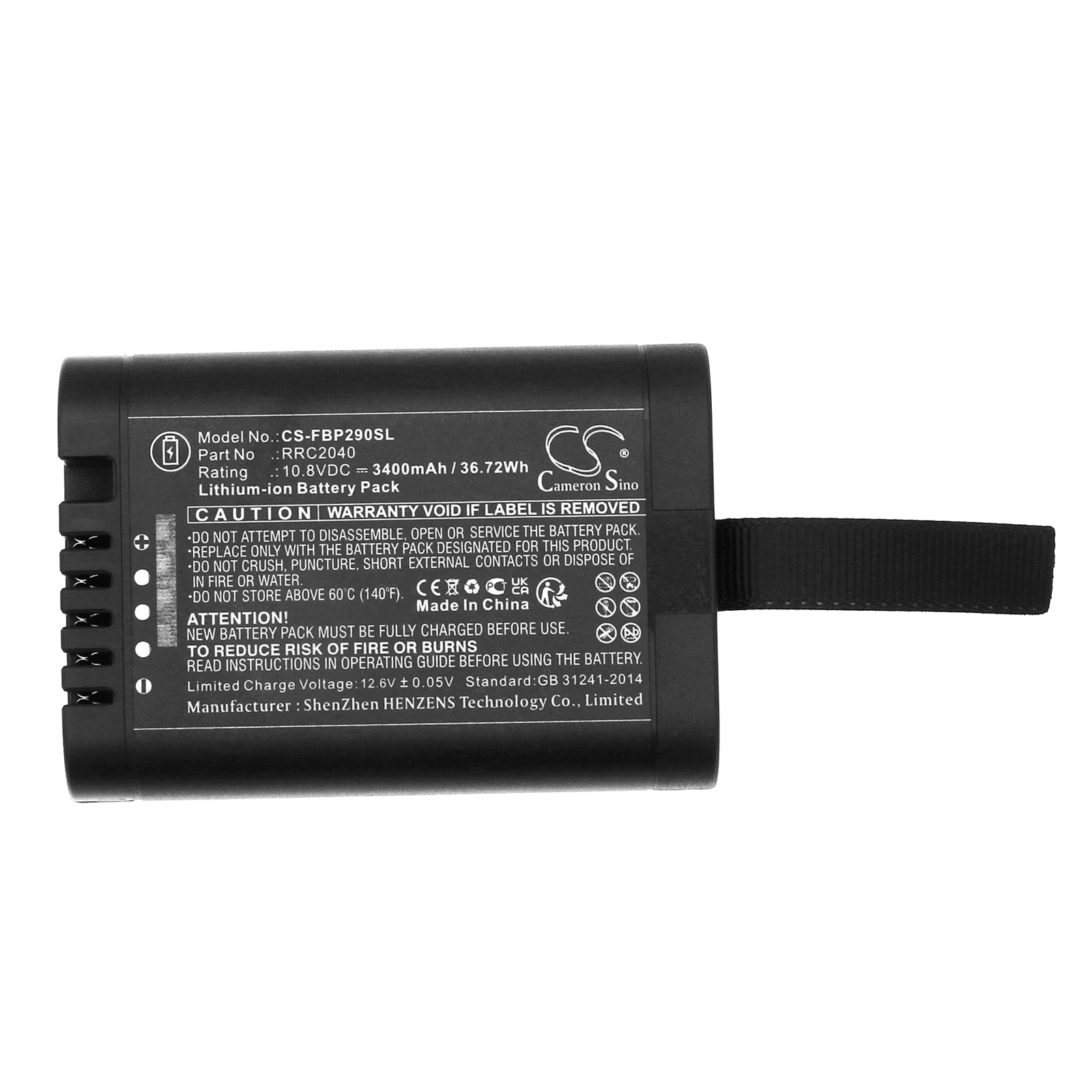 Li-ion, Equipment, Survey, Test Battery fits Noyes Ofl 280 Otdr, Olympus Iplex G, 10.8V, 3400mAh Equipment, Survey, Test Cameron Sino Technology Limited