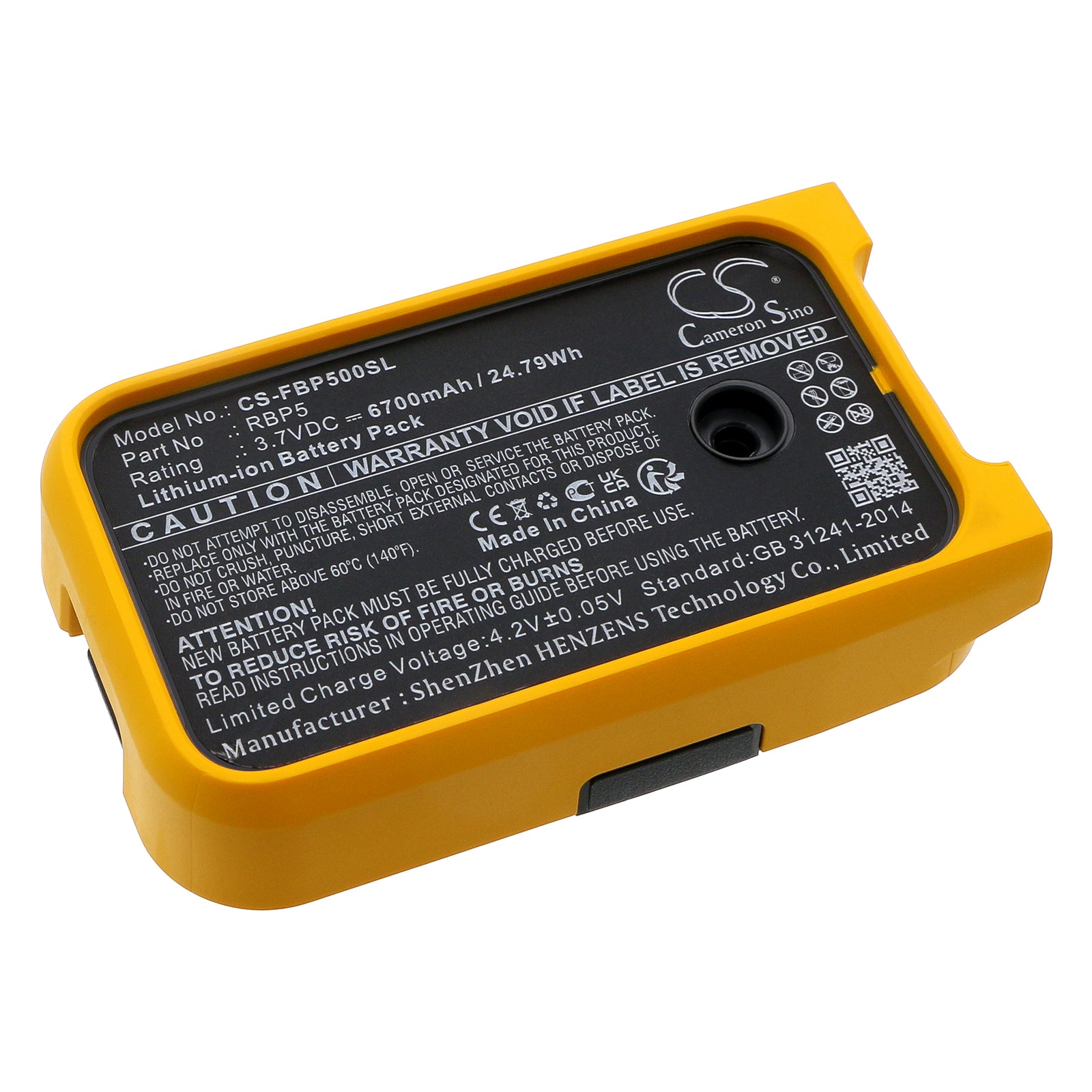 Li-ion, Equipment, Survey, Test Battery fits Fluke 6xg43, 6xg44, 3.7V, 6700mAh Equipment, Survey, Test Cameron Sino Technology Limited