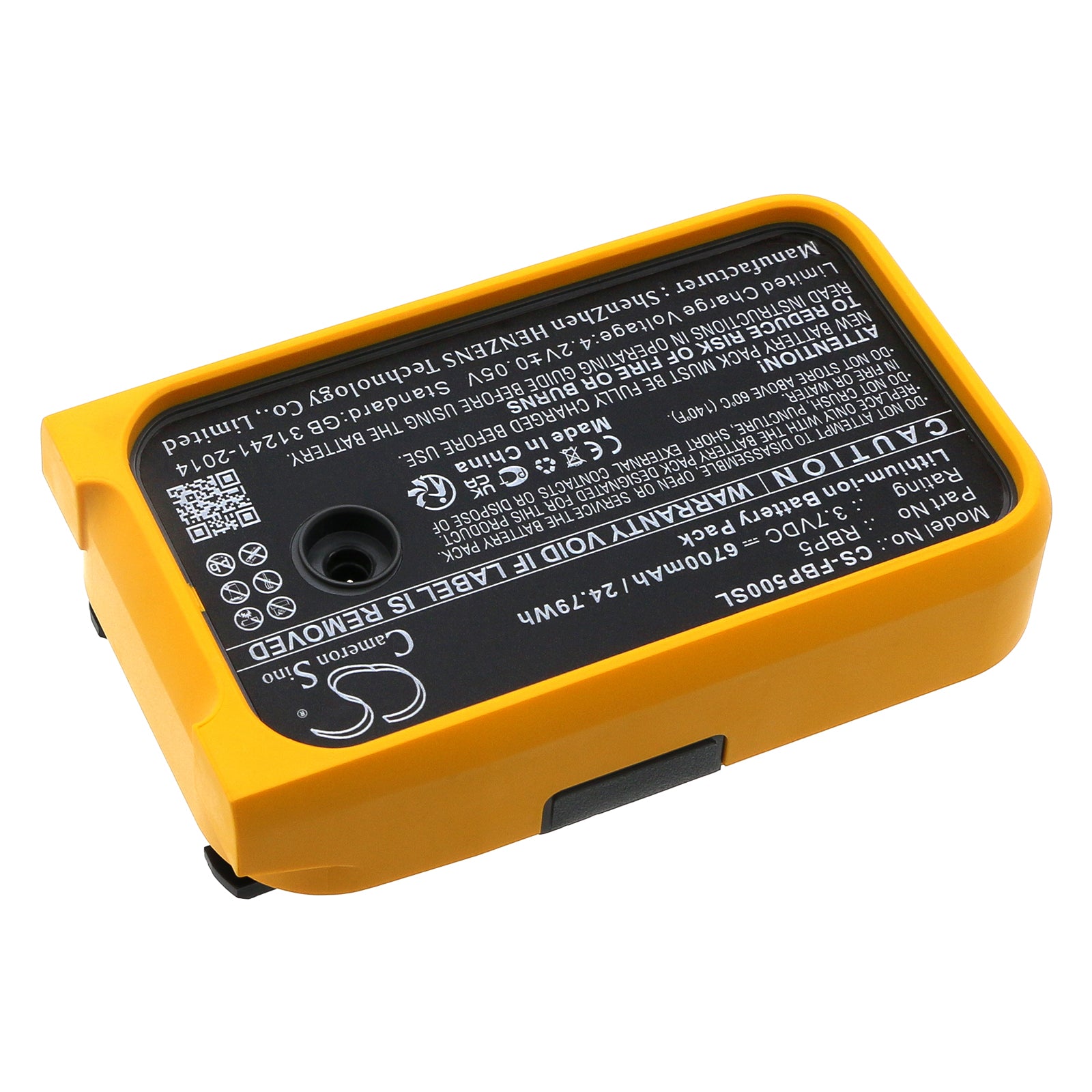 Li-ion, Equipment, Survey, Test Battery fits Fluke 6xg43, 6xg44, 3.7V, 6700mAh Equipment, Survey, Test Cameron Sino Technology Limited
